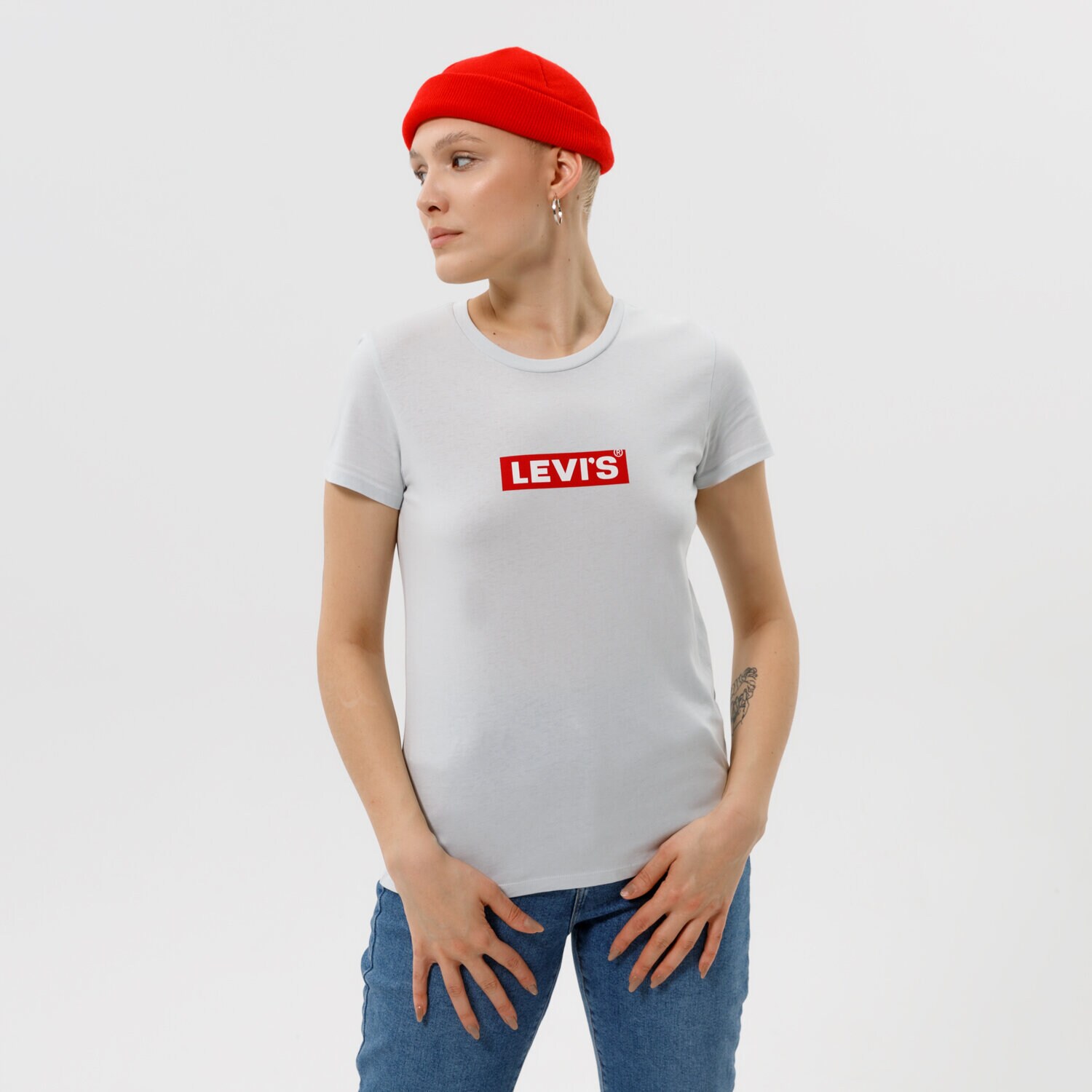 Damen T-Shirt LEVI'S T-SHIRT WT-GRAPHIC TEES A2086-0021 Blau