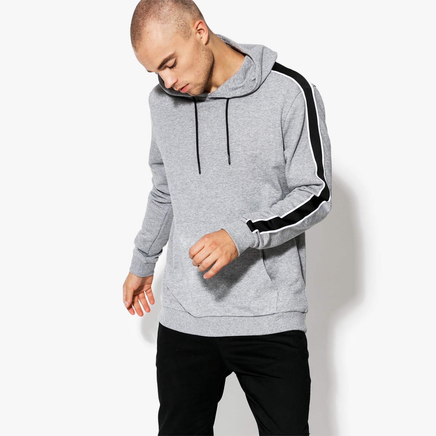 Herren CONFRONT SWEATSHIRT STRIPE CF38BLM17001 Grau