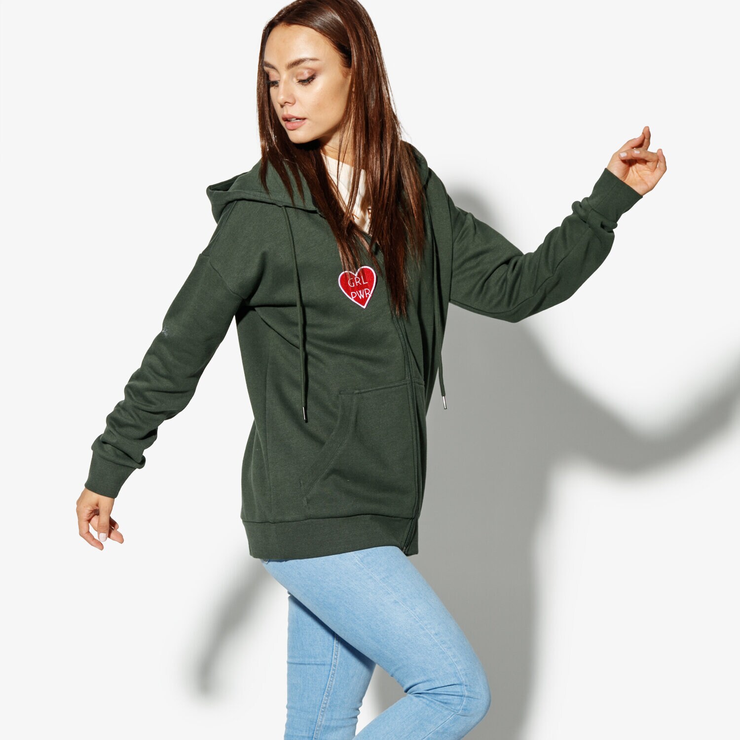 Damen CONFRONT SWEATSHIRT DEMI CF38BLD27001 Grün