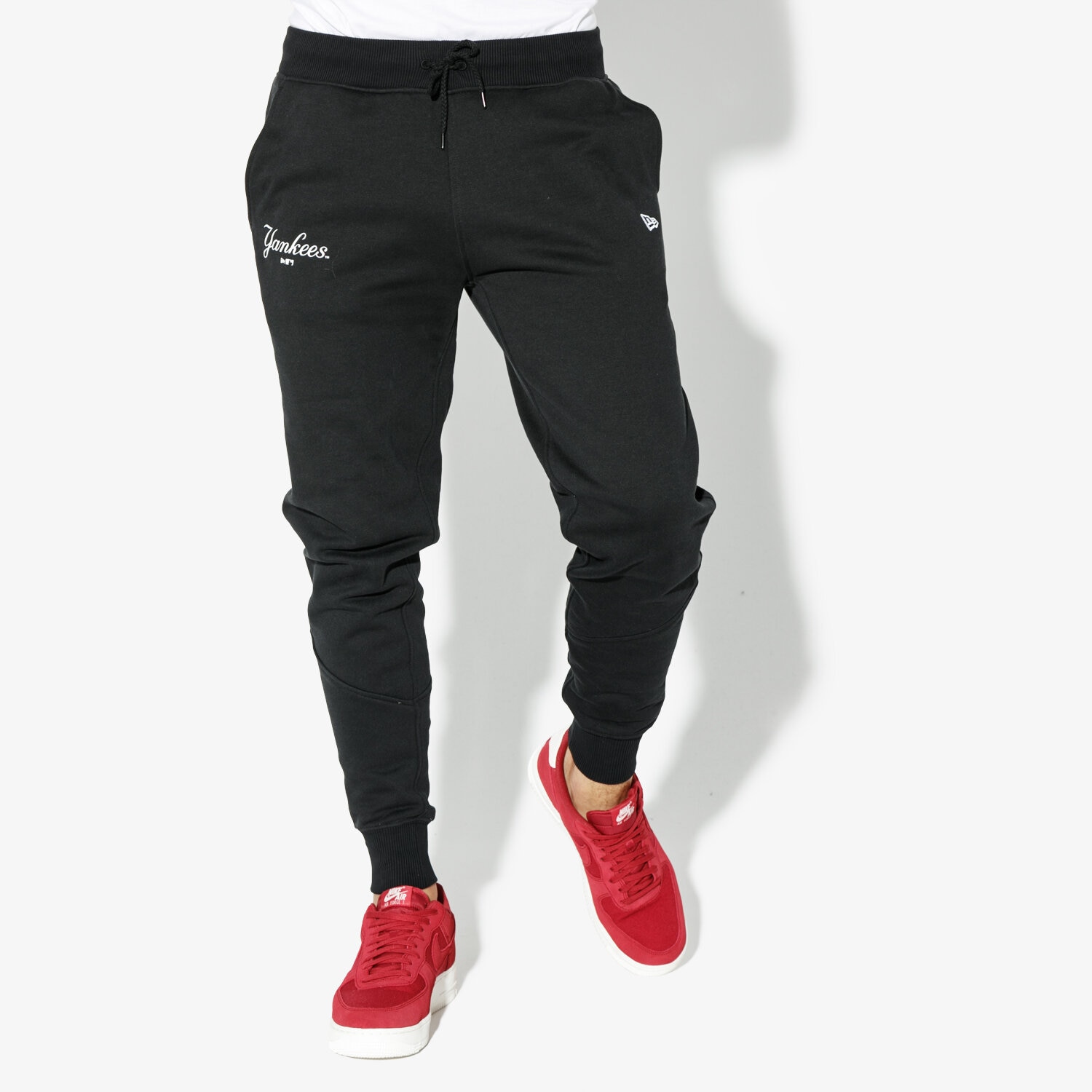 Herren Hosen NEW ERA HOSE TEAM APPAREL TRACK PANT NEYYAN BLK NEW YORK YAN 11605883 Schwarz