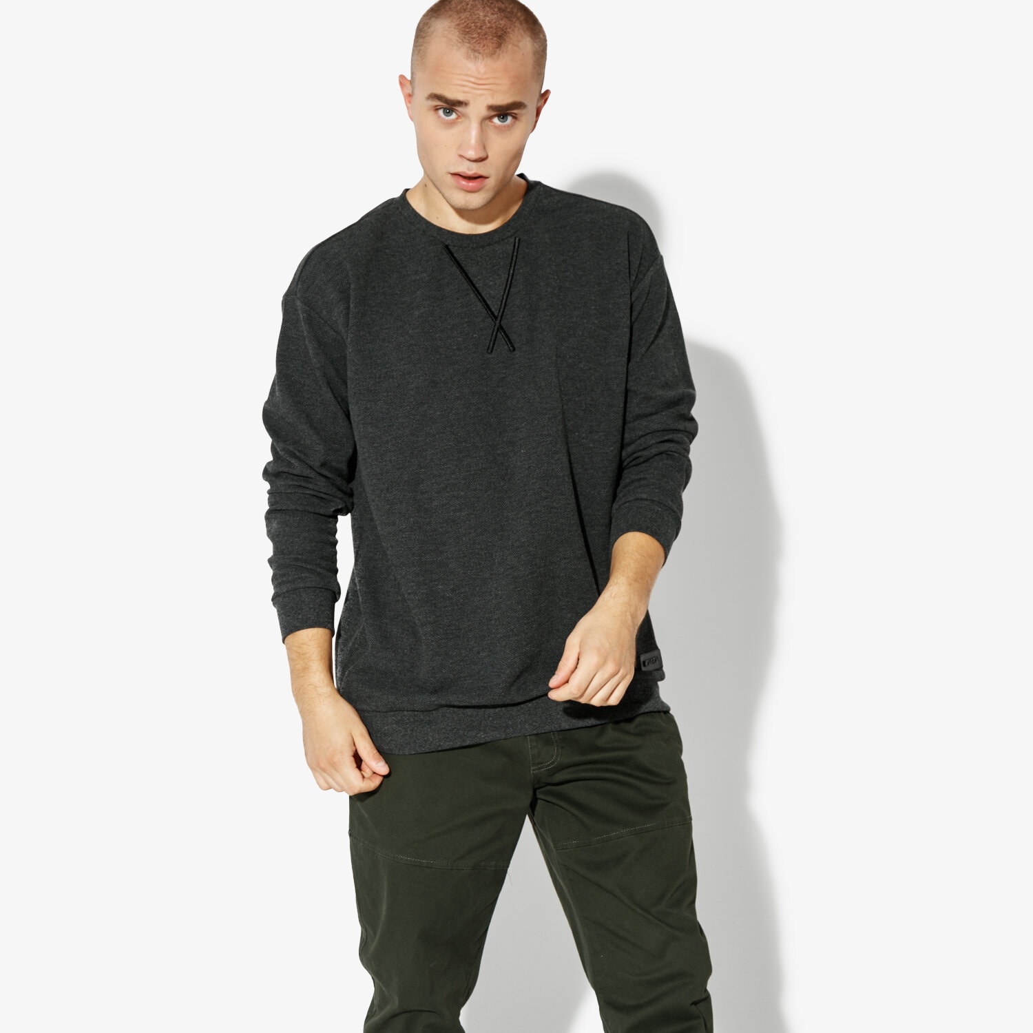 Herren CONFRONT SWEATSHIRT TOPAZ CF38BLM15001 Grau