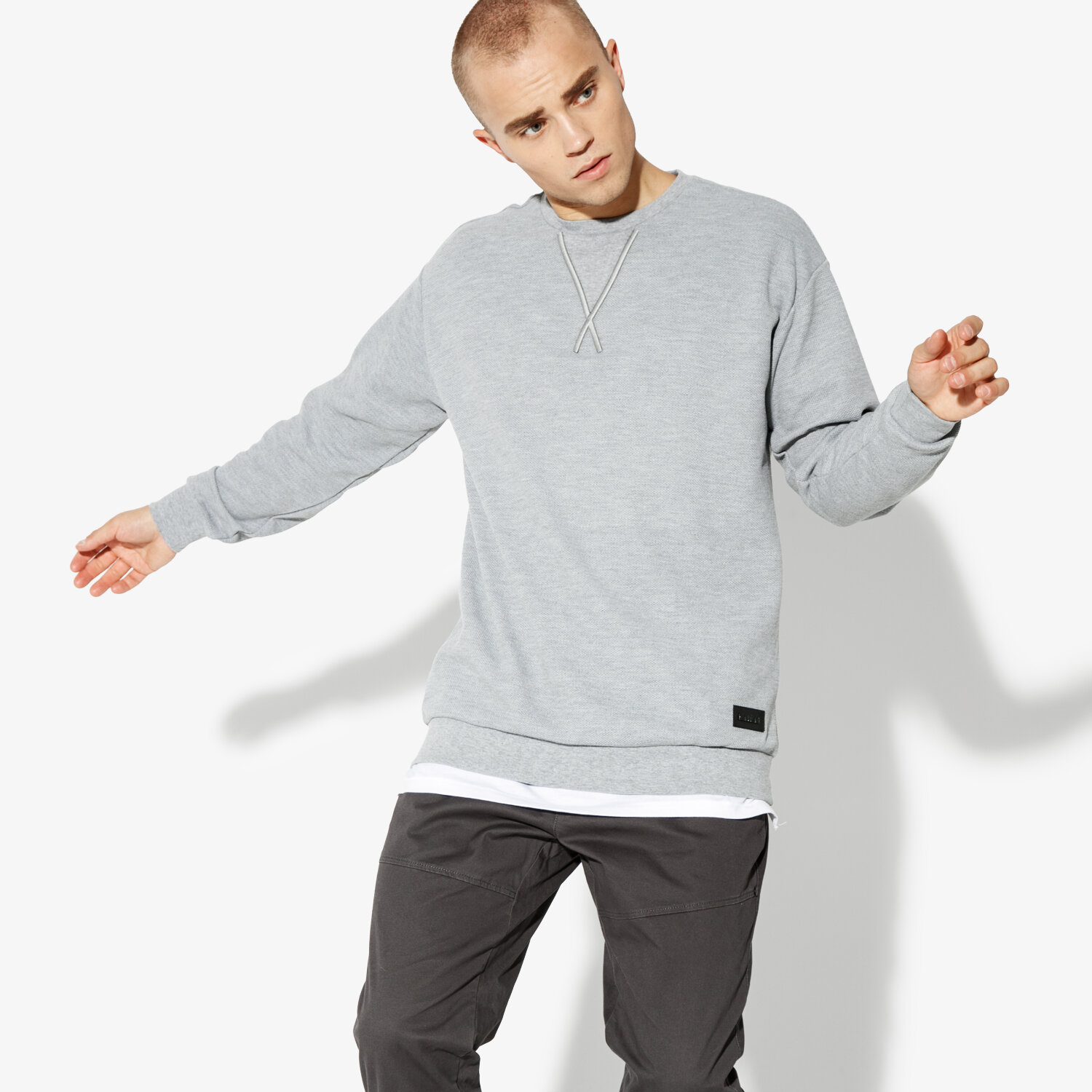 Herren CONFRONT SWEATSHIRT TOPAZ CF38BLM15002 Grau
