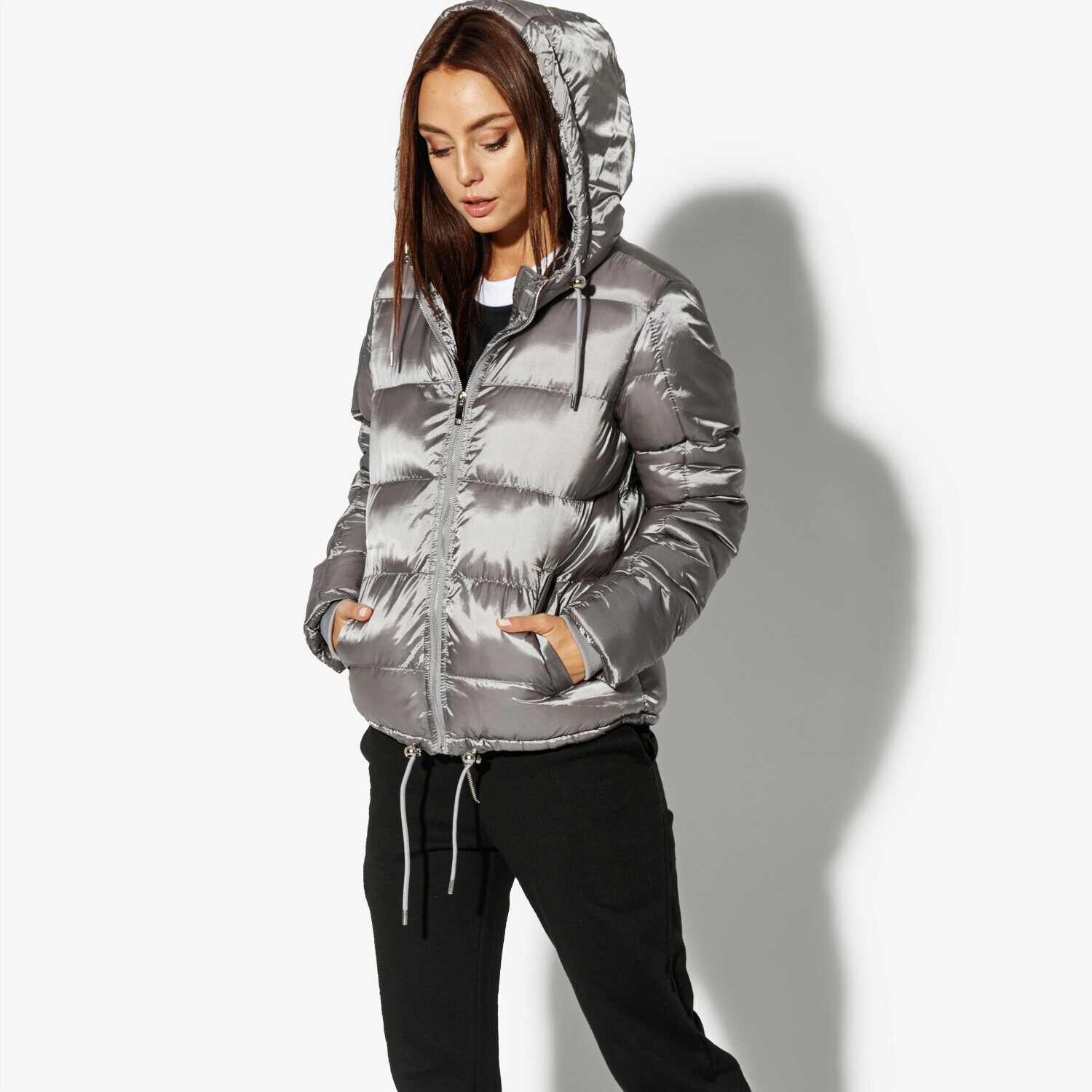 Damen Winterjacke CONFRONT JACKE ESTER CF38KUD20002 Grau