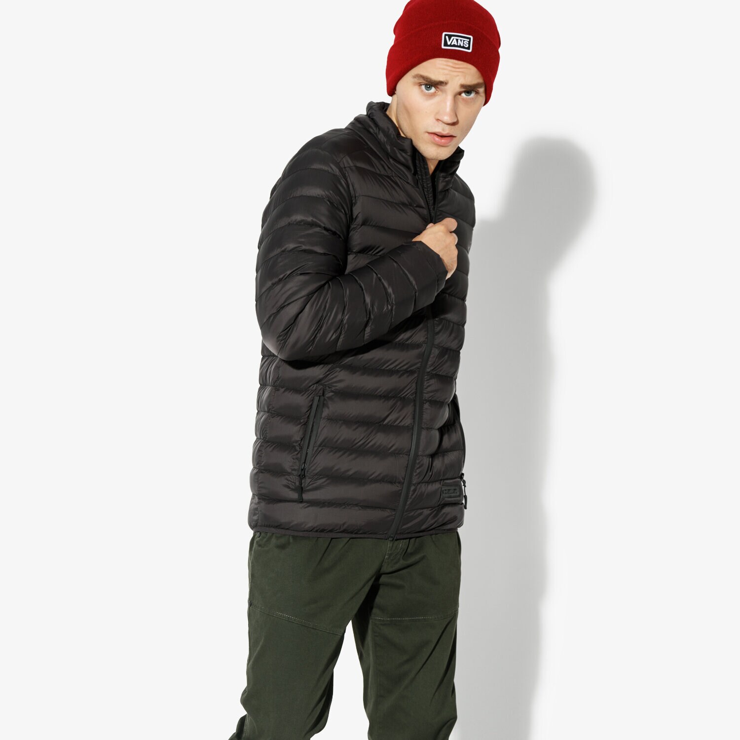 Herren Winterjacke CONFRONT JACKE VAIO CF38KUM22001 Schwarz