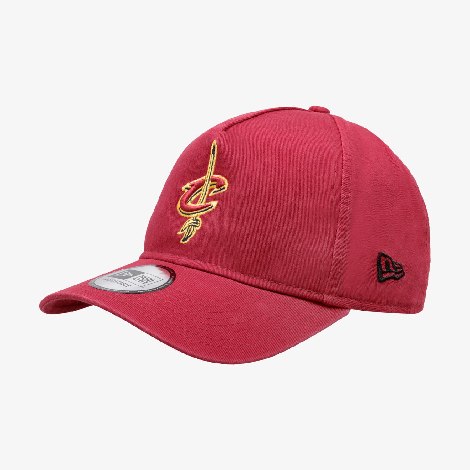 Herren Cap NEW ERA MÜTZE WASHED A FRAME CLEVELAND CAVS CLEVELAND CAVALI 80635997 Dunkelrot