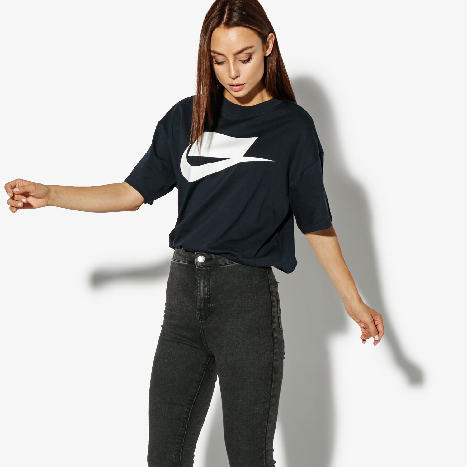 Damen T-Shirt NIKE T-SHIRT SS W NSW TOP SS NSW AH4007-475 Dunkelblau