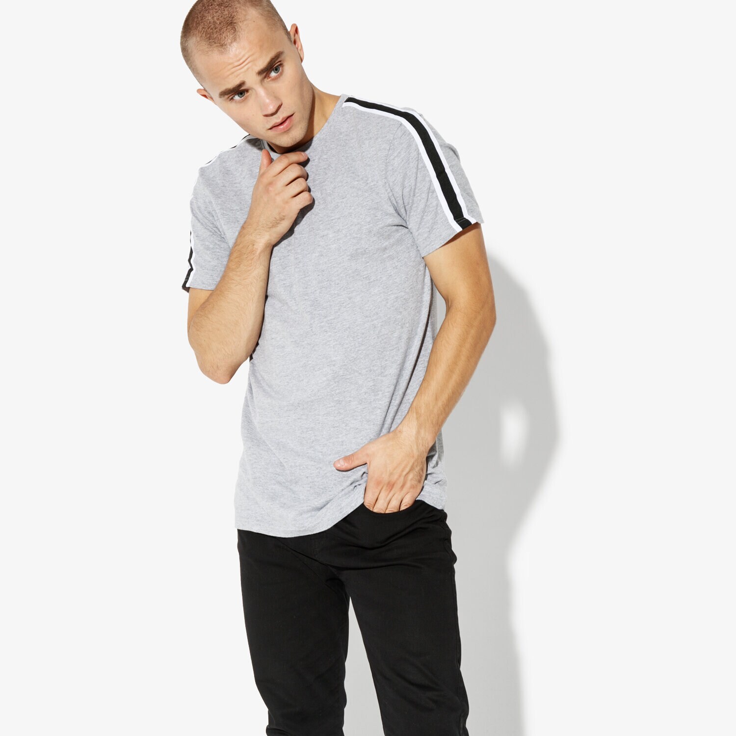 Herren T-Shirt CONFRONT T-SHIRT LS BORON CF38TSM13001 Grau