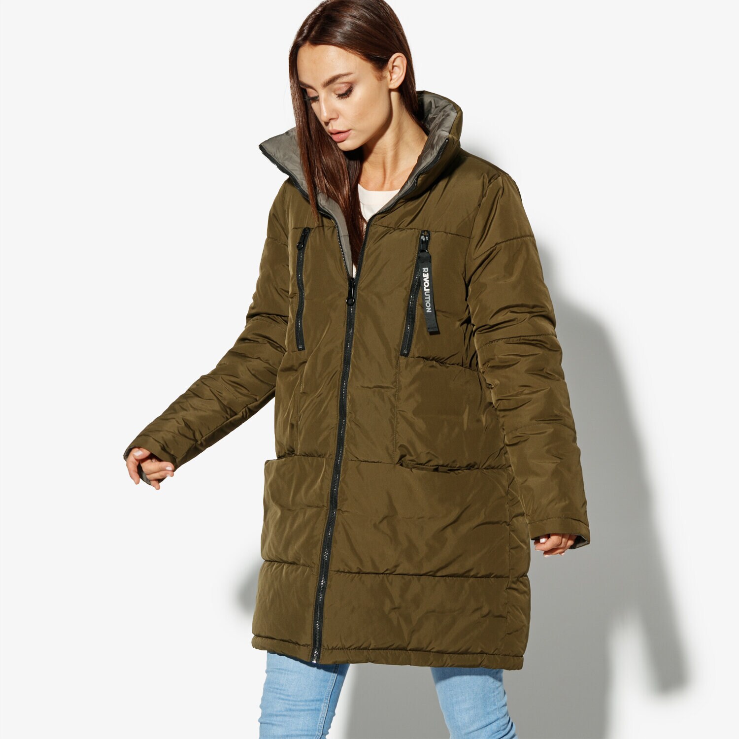 Damen Winterjacke CONFRONT JACKE TORRY CF38KUD18001 Khaki