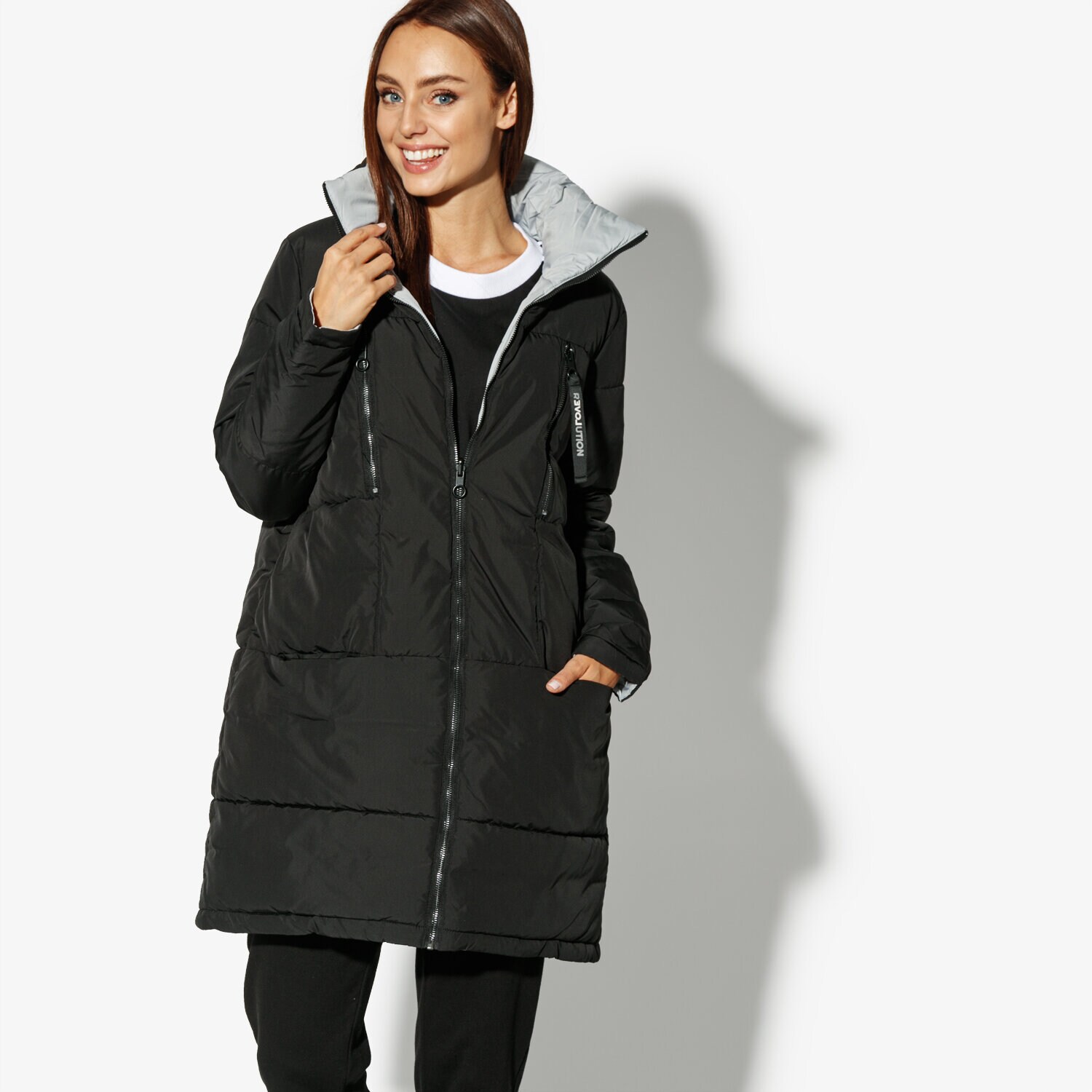 Damen Winterjacke CONFRONT JACKE TORRY CF38KUD18002 Schwarz
