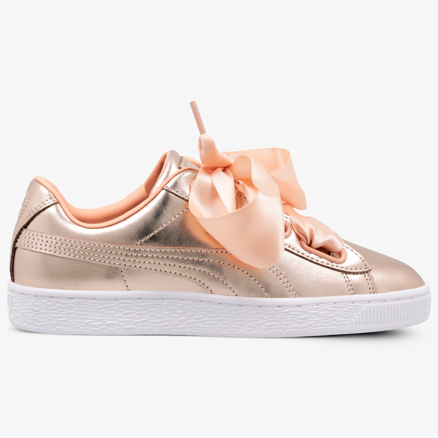 Damen Sneaker PUMA BASKET HEART COP 36673003 Gold