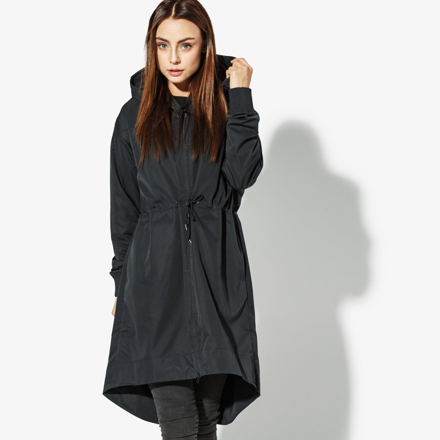 Damen Winterjacke NIKE JACKE W NSW WR JKT LONG NOVELTY 932059-010 Schwarz