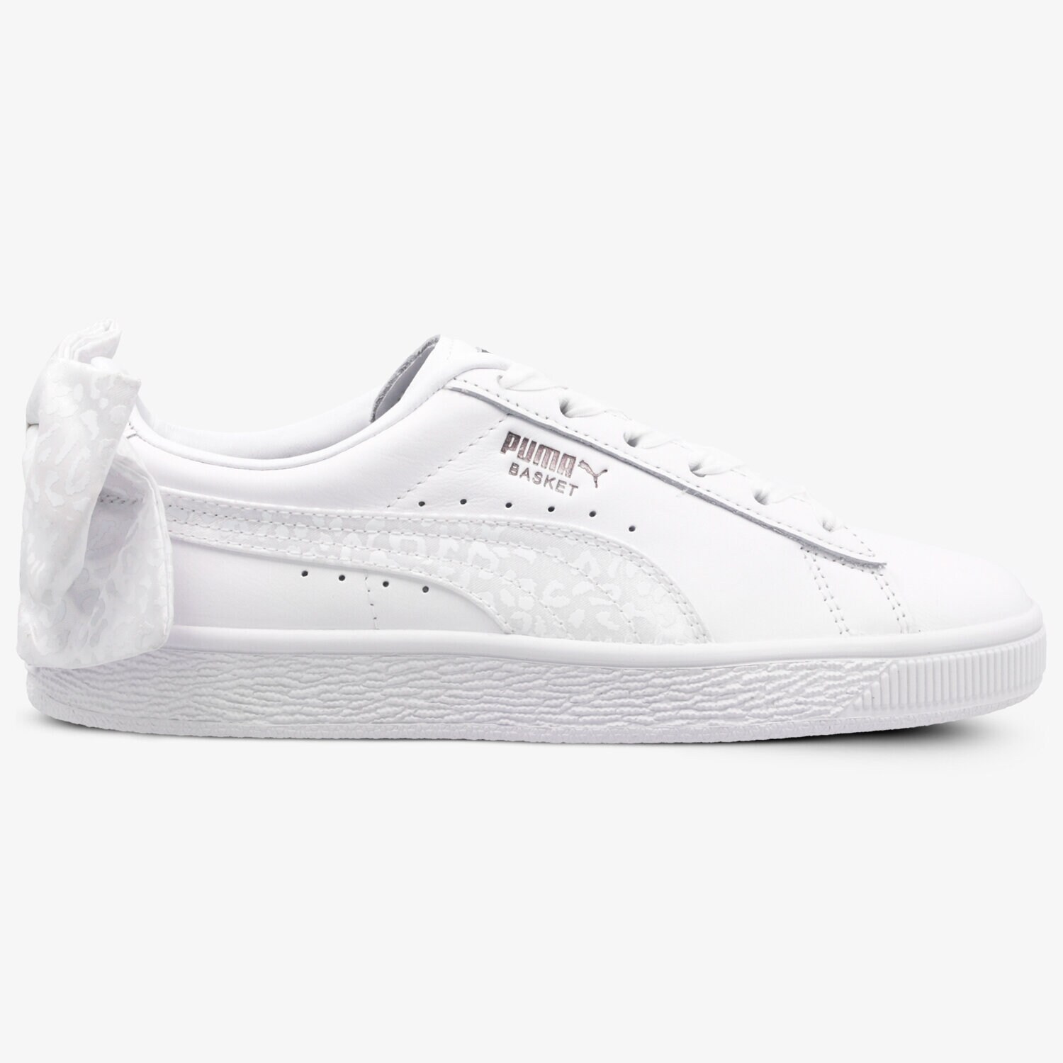 Damen Sneaker PUMA BASKET BOW LEATHER ANIMAL 36782801 Weiß