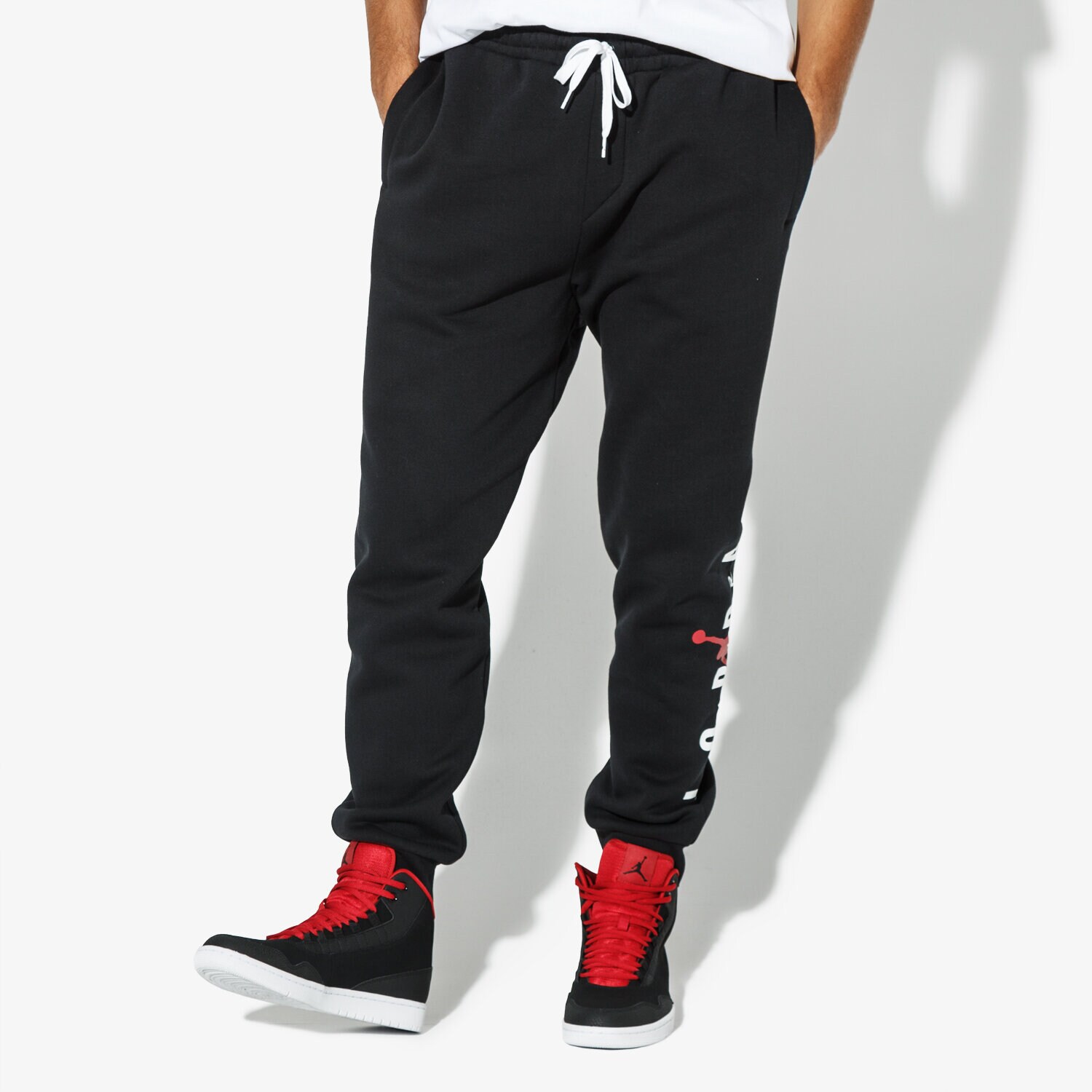 Herren Hosen JORDAN HOSE JUMPMAN AIR GFX FLEECE PANT AA1454-010 Schwarz