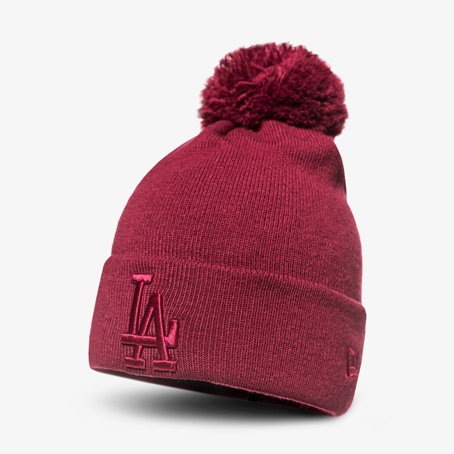 Damen Mütze NEW ERA MÜTZE WINTER ESNL BOB KNIT LOSDOD CAR 80635824 Dunkelrot