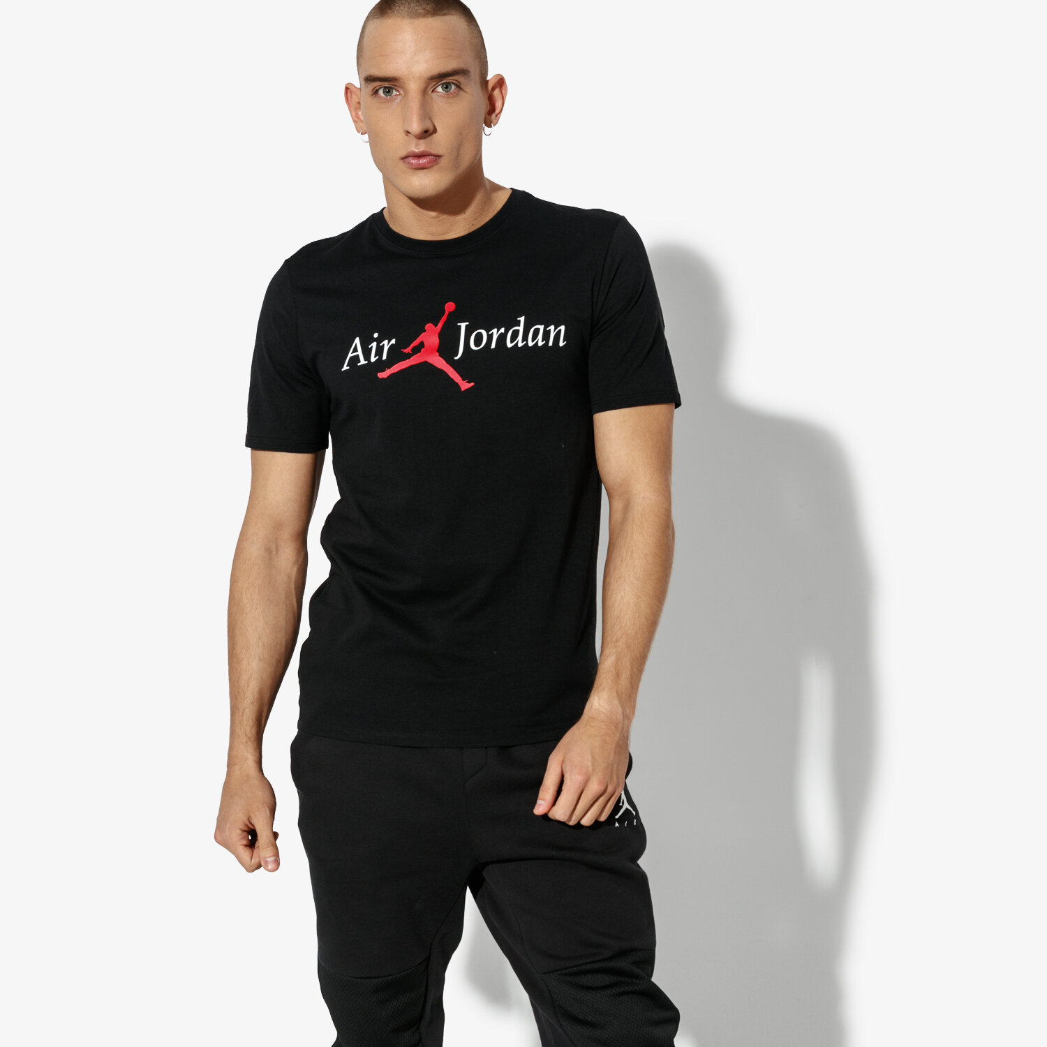 Herren T-Shirt JORDAN T-SHIRT SS JORDAN M JSW TEE FA BRAND 5 AH6324-010 Schwarz