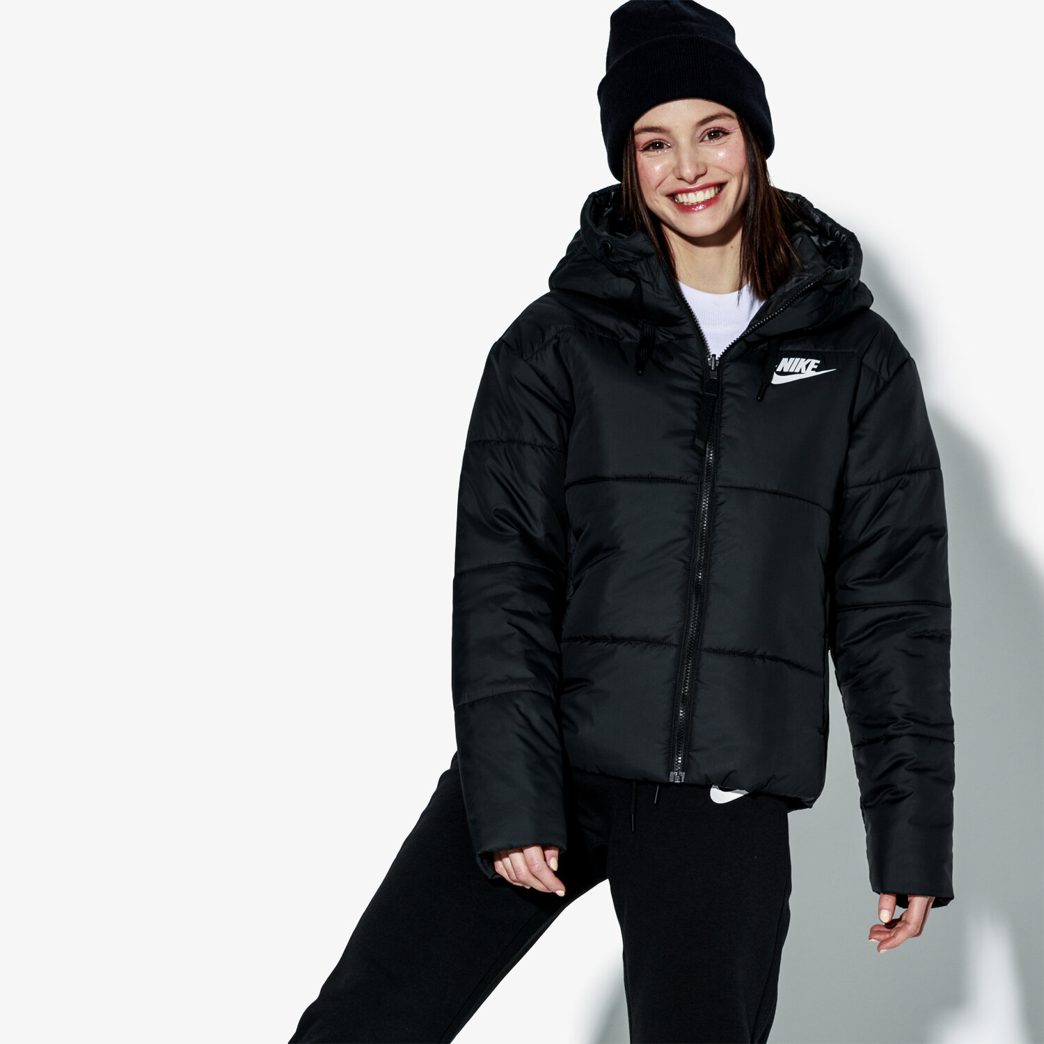 Damen Winterjacke NIKE JACKE W NSW SYN FILL JKT 939360-010 Schwarz