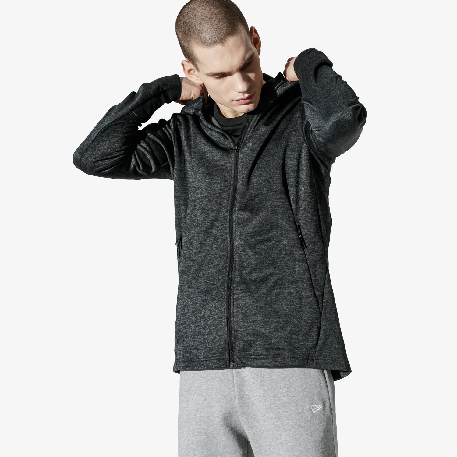 Herren ADIDAS SWEATSHIRT FL_TRH TEC COO dm4386 Grau