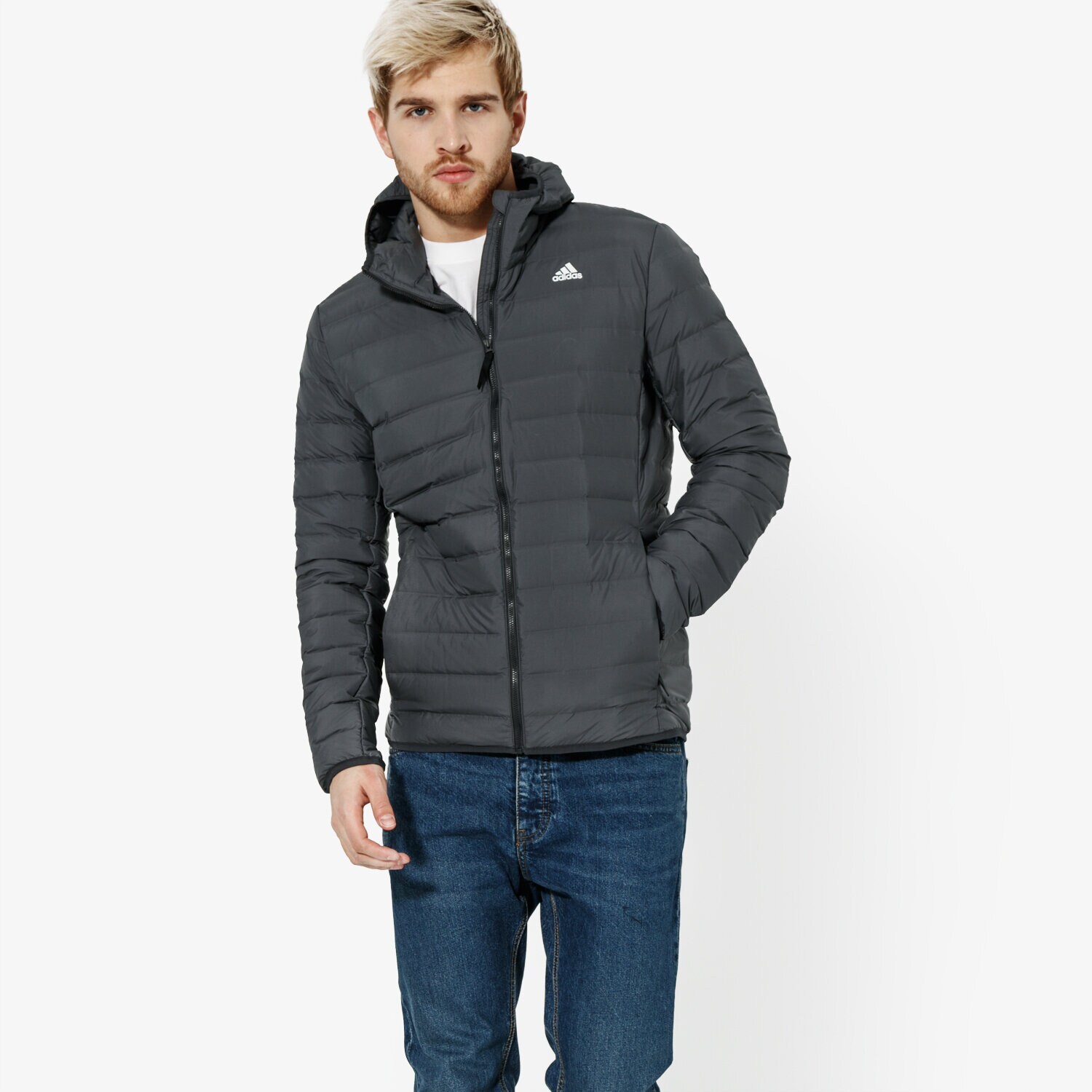 Herren Winterjacke ADIDAS JACKE VARILITE SOFT H CY8738 Grau