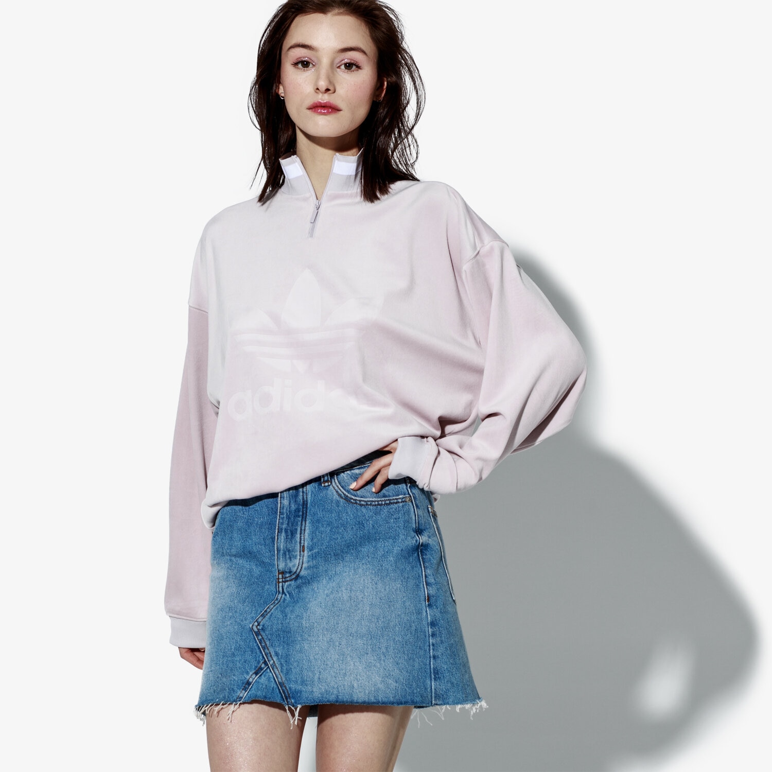 Damen ADIDAS SWEATSHIRT SWEATSHIRT MONTHLY PACKS DH4718 Violet