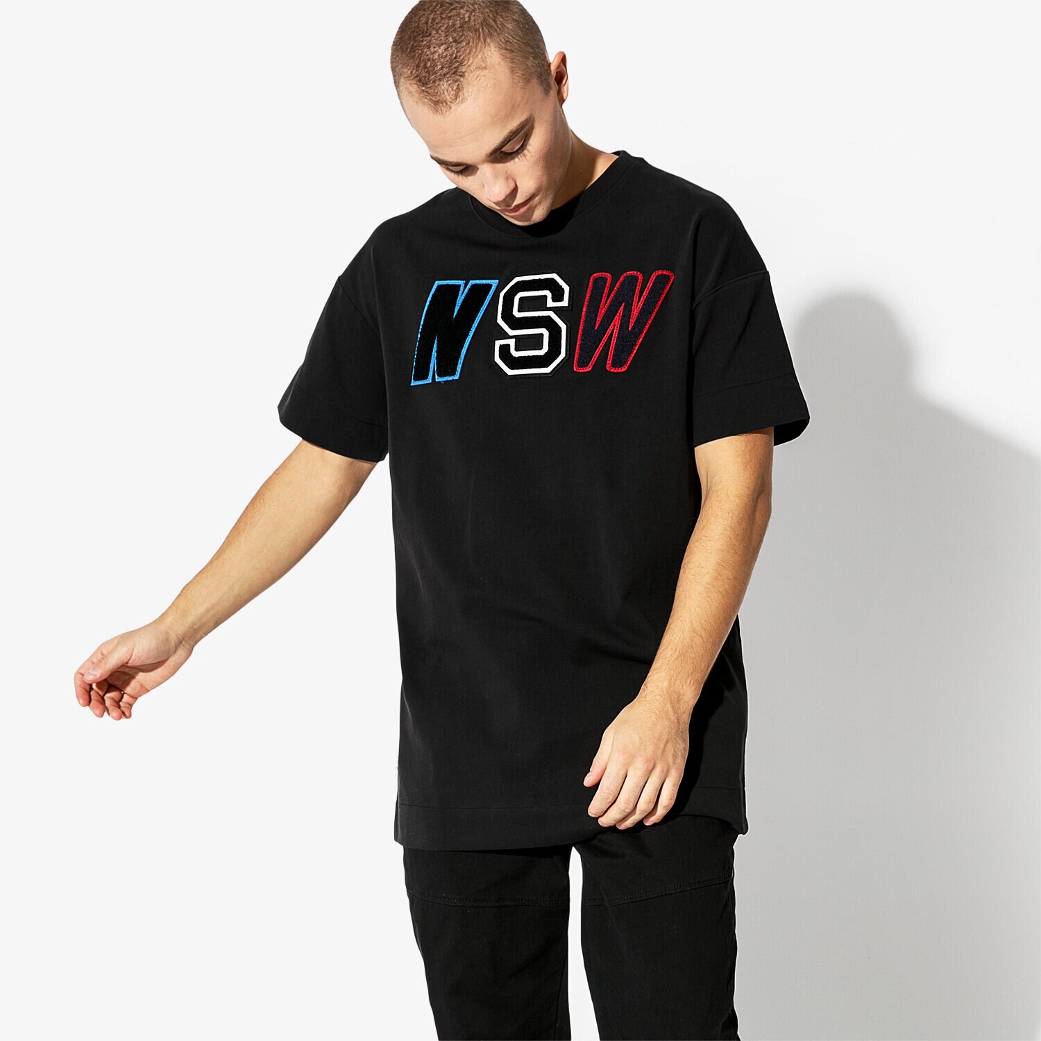 Herren T-Shirt NIKE T-SHIRT SS M NSW TEE NSW 2 BM 927396-010 Schwarz