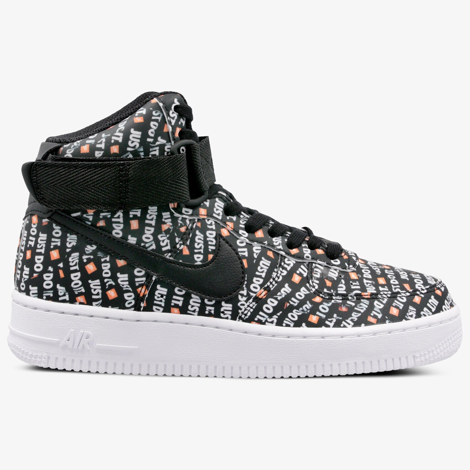 Damen Sneaker NIKE WMNS AIR FORCE 1 HI LX AO5138-001 Schwarz