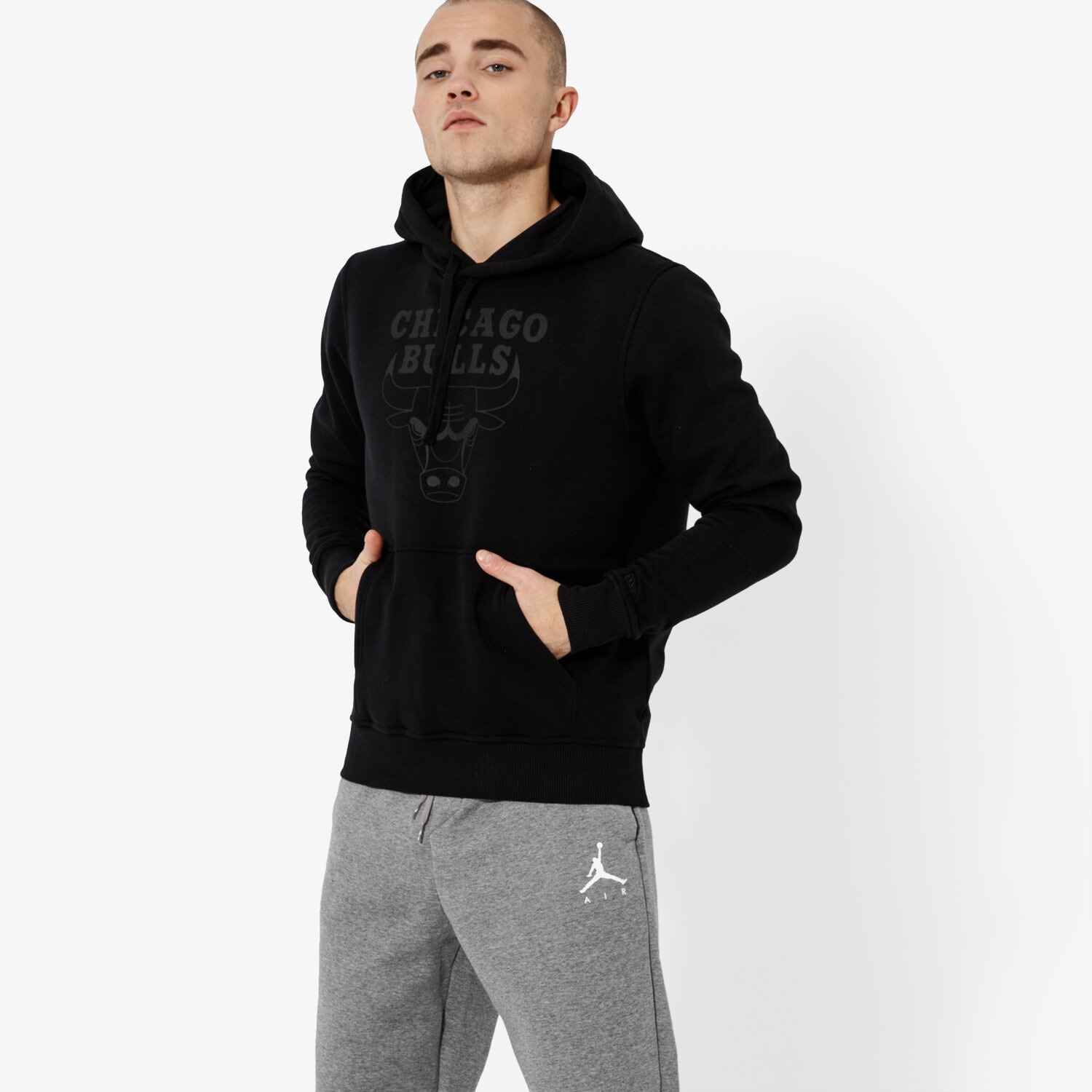 Herren NEW ERA SWEATSHIRT TEAM LOGO CHICAGO BULLS CHICAGO BULLS BLK 11546180 Schwarz