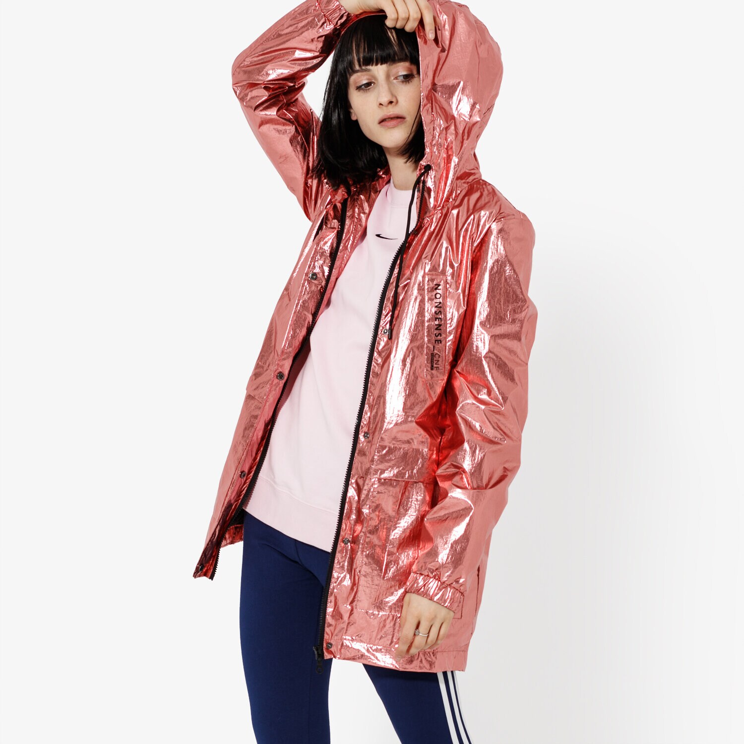 Damen Übergangsjacke CONFRONT JACKE NONSENSE JKT CF19KUD04001 Rosa