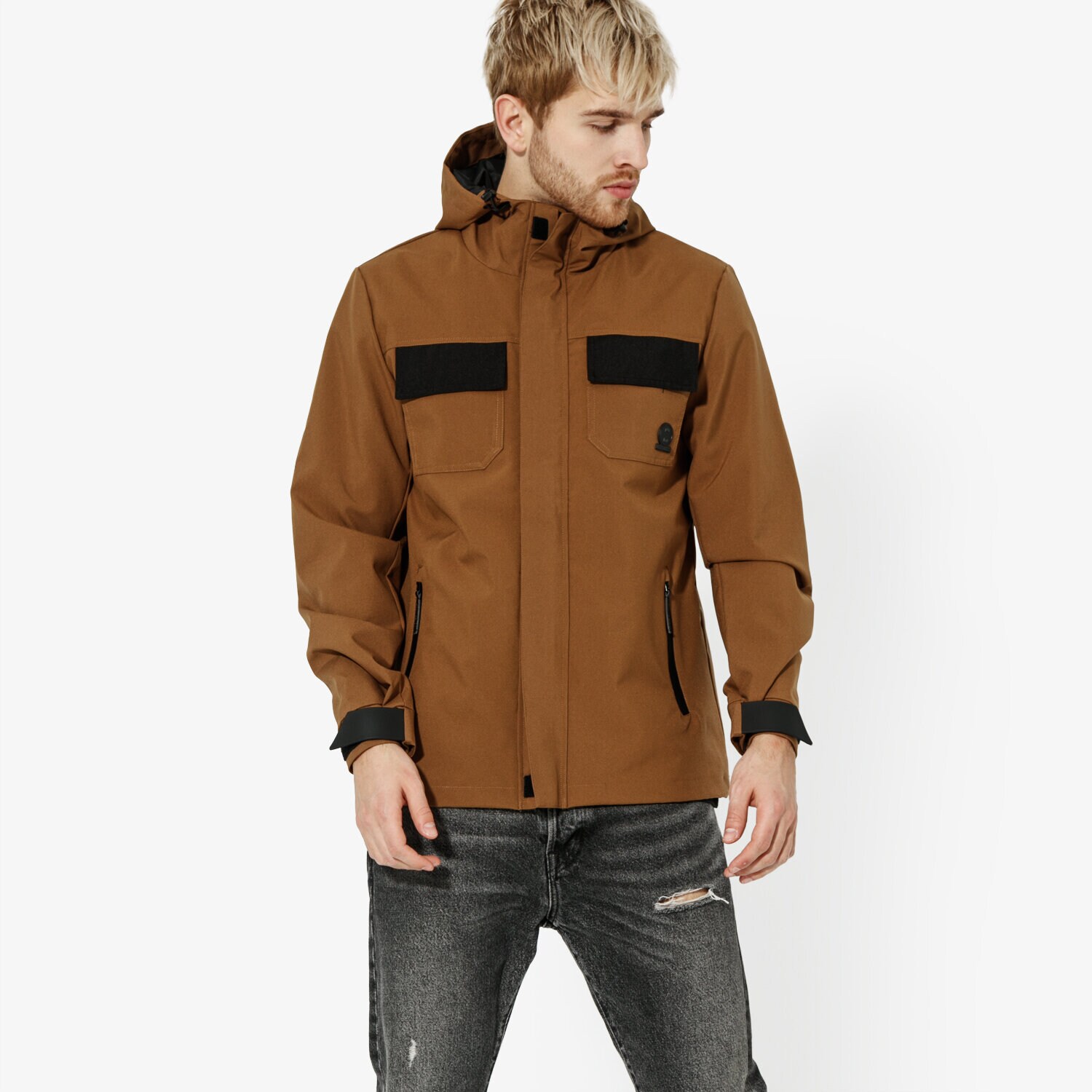 Herren Übergangsjacke CONFRONT JACKE HOLLY CF19KUM13001 Beige