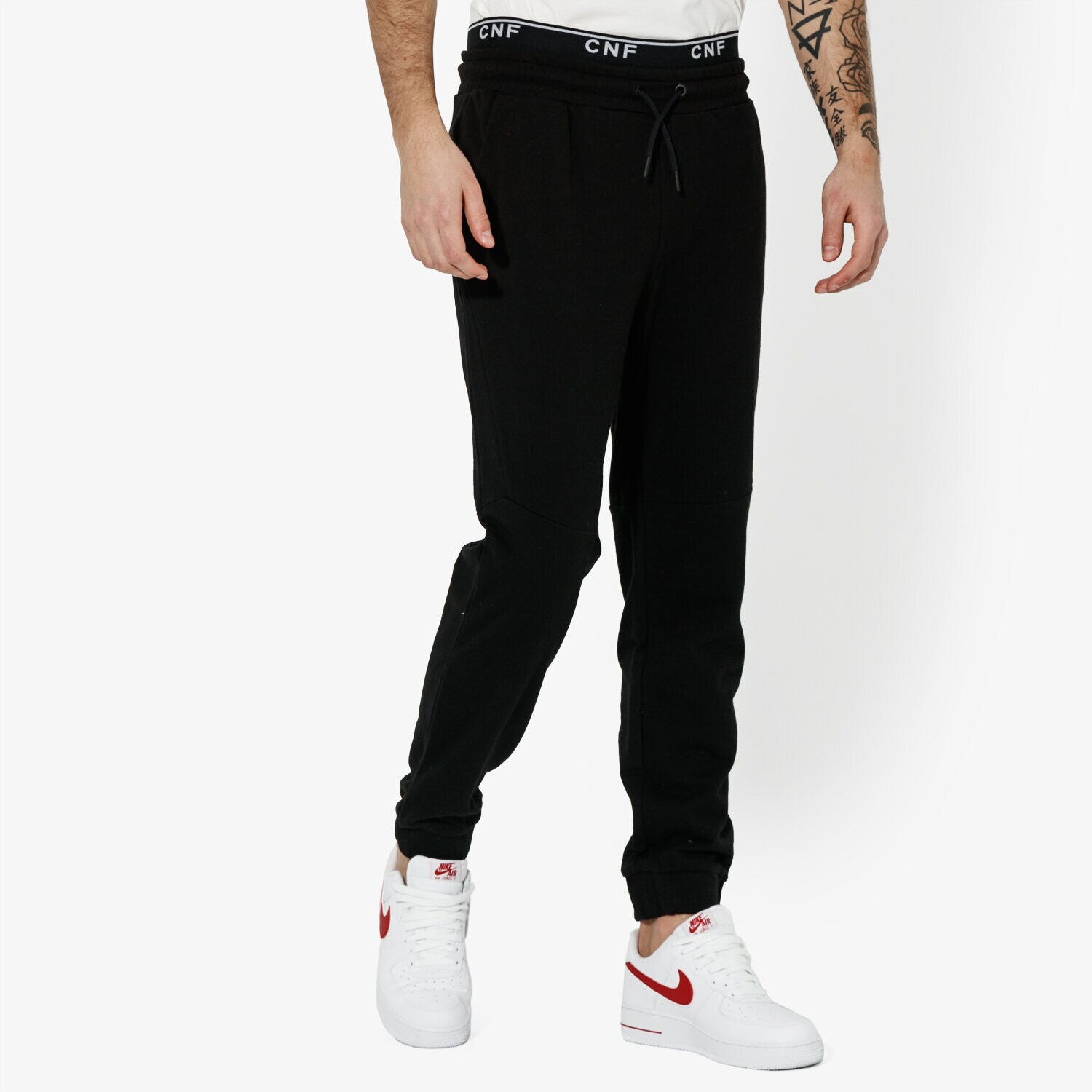 Herren Hosen CONFRONT HOSE RUBBER PANTS CF19SPM30002 Schwarz