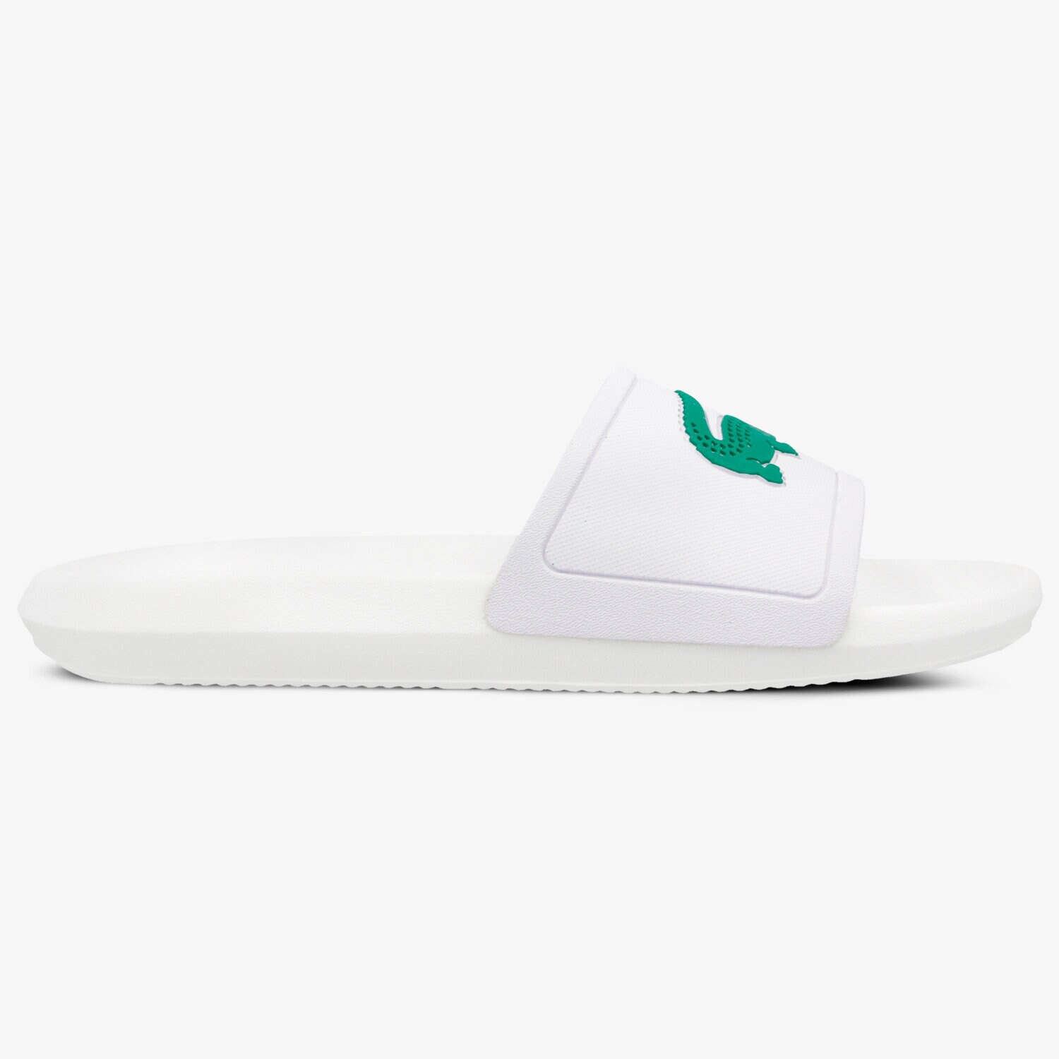 Herren LACOSTE CROCO SLIDE 119 1 CMA 737CMA0018082 Weiß