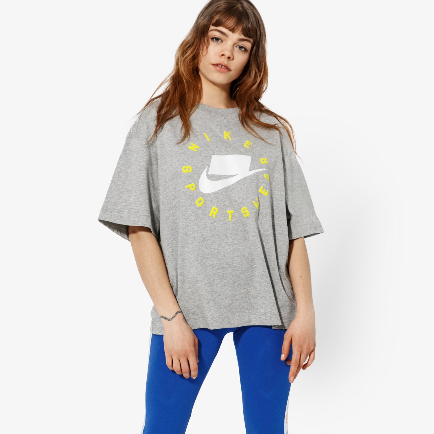 Damen T-Shirt NIKE TOP W NSW NSW TOP SS SPORTSWEAR AT0566-063 Grau