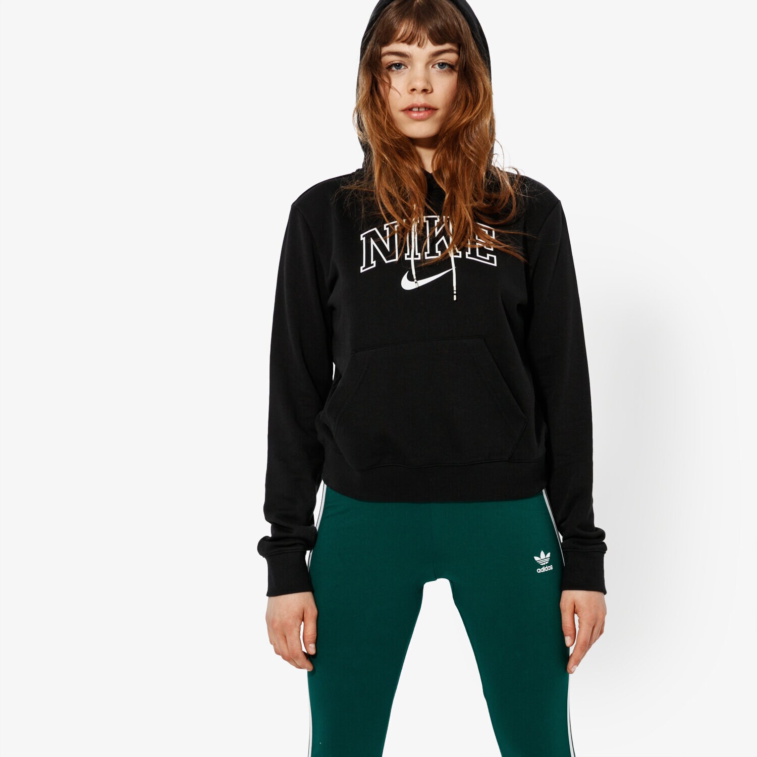 Damen NIKE SWEATSHIRT W NSW HOODIE VRSTY SPORTSWEAR AR3722-010 Schwarz