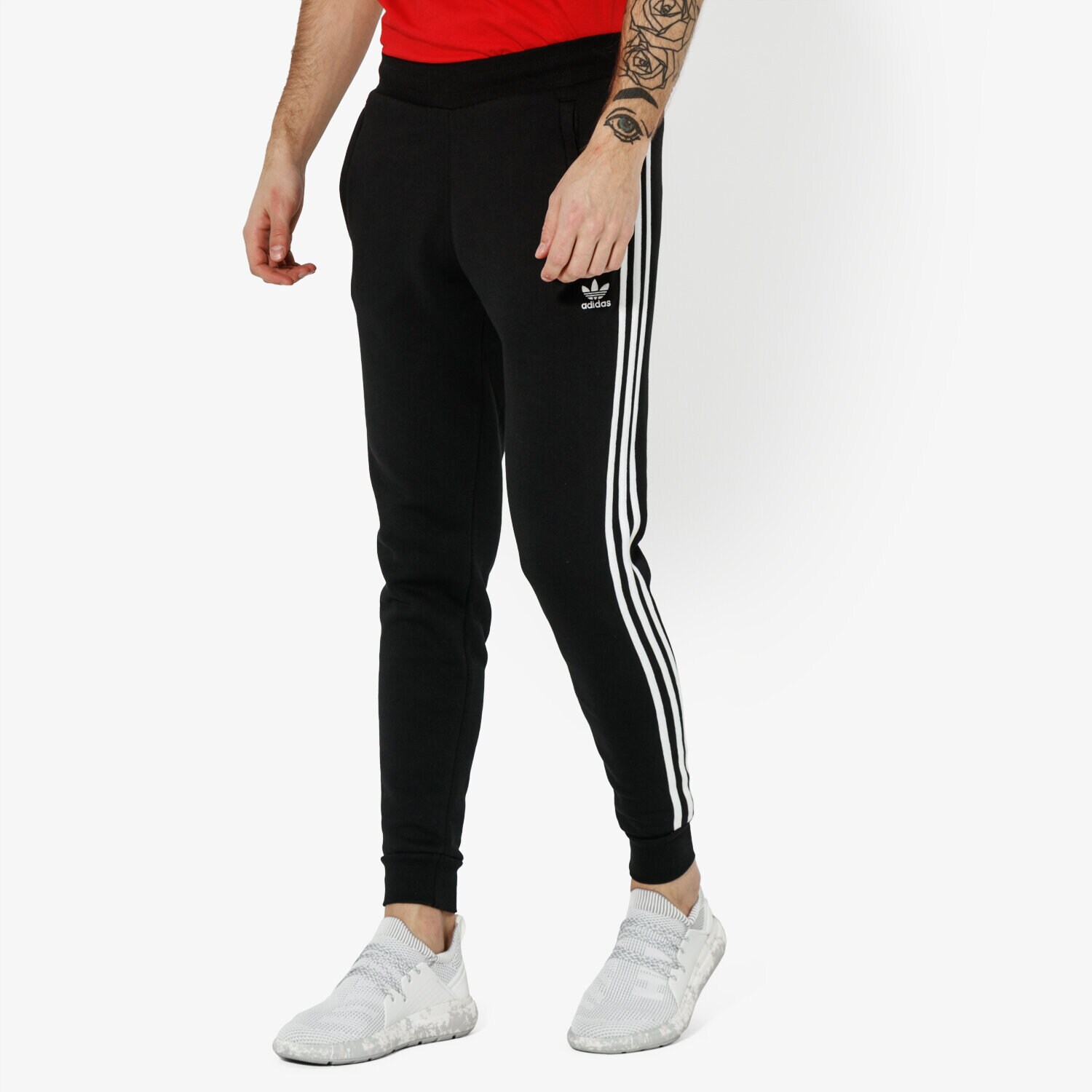 Herren Hosen ADIDAS HOSE 3-STRIPES PANT ADICOLOR DV1549 Schwarz