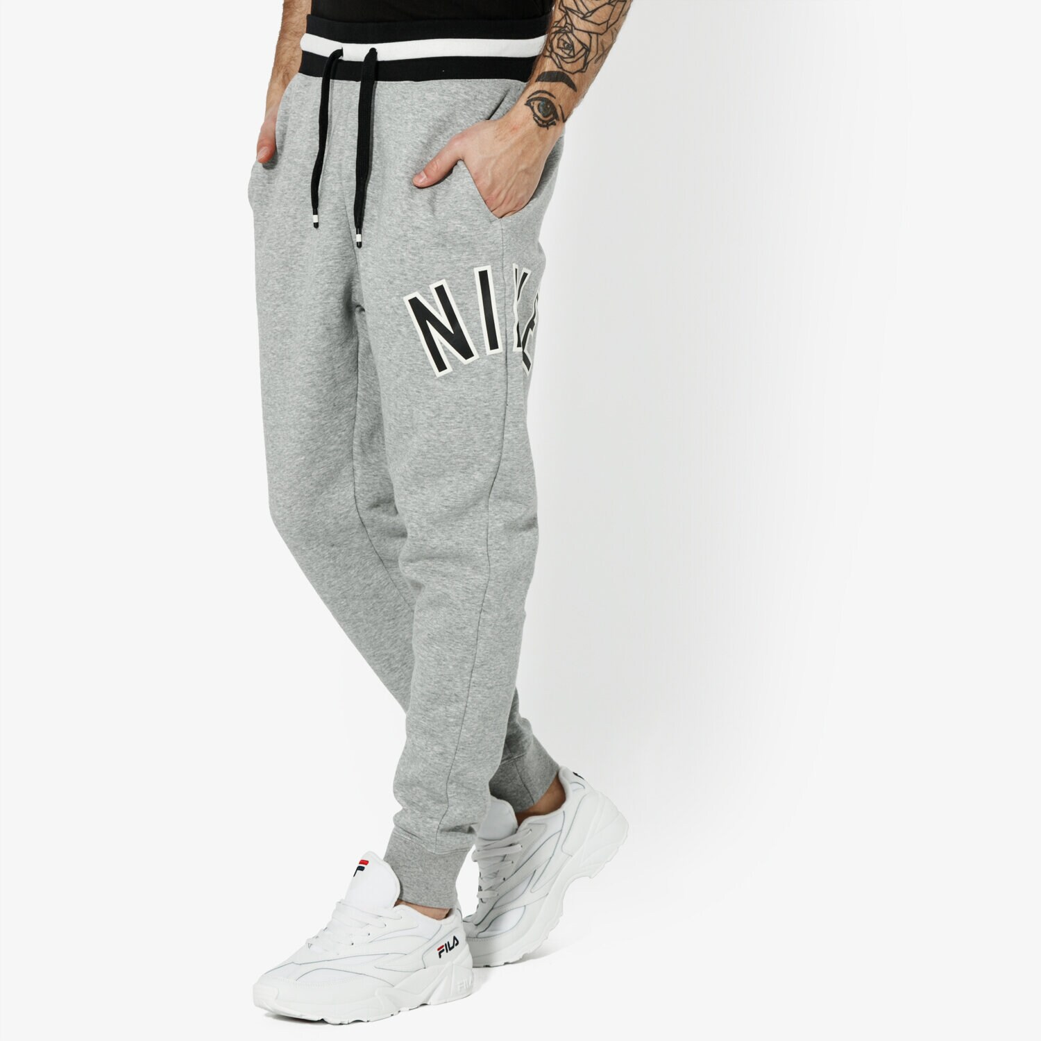 Herren Hosen NIKE HOSE M NSW NIKE AIR PANT FLC SPORTSWEAR AR1824-063 Grau