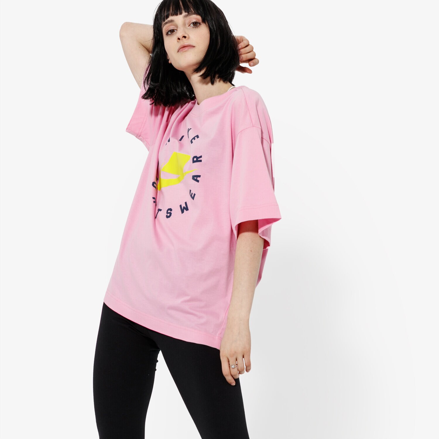Damen T-Shirt NIKE TOP W NSW NSW TOP SS SPORTSWEAR AT0566-629 Rosa