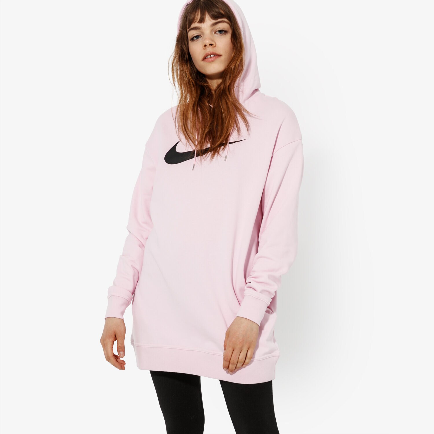 Damen NIKE SWEATSHIRT W NSW SWSH TRAININGSANZUGS FT SPORTSWEAR AV8290-663 Rosa
