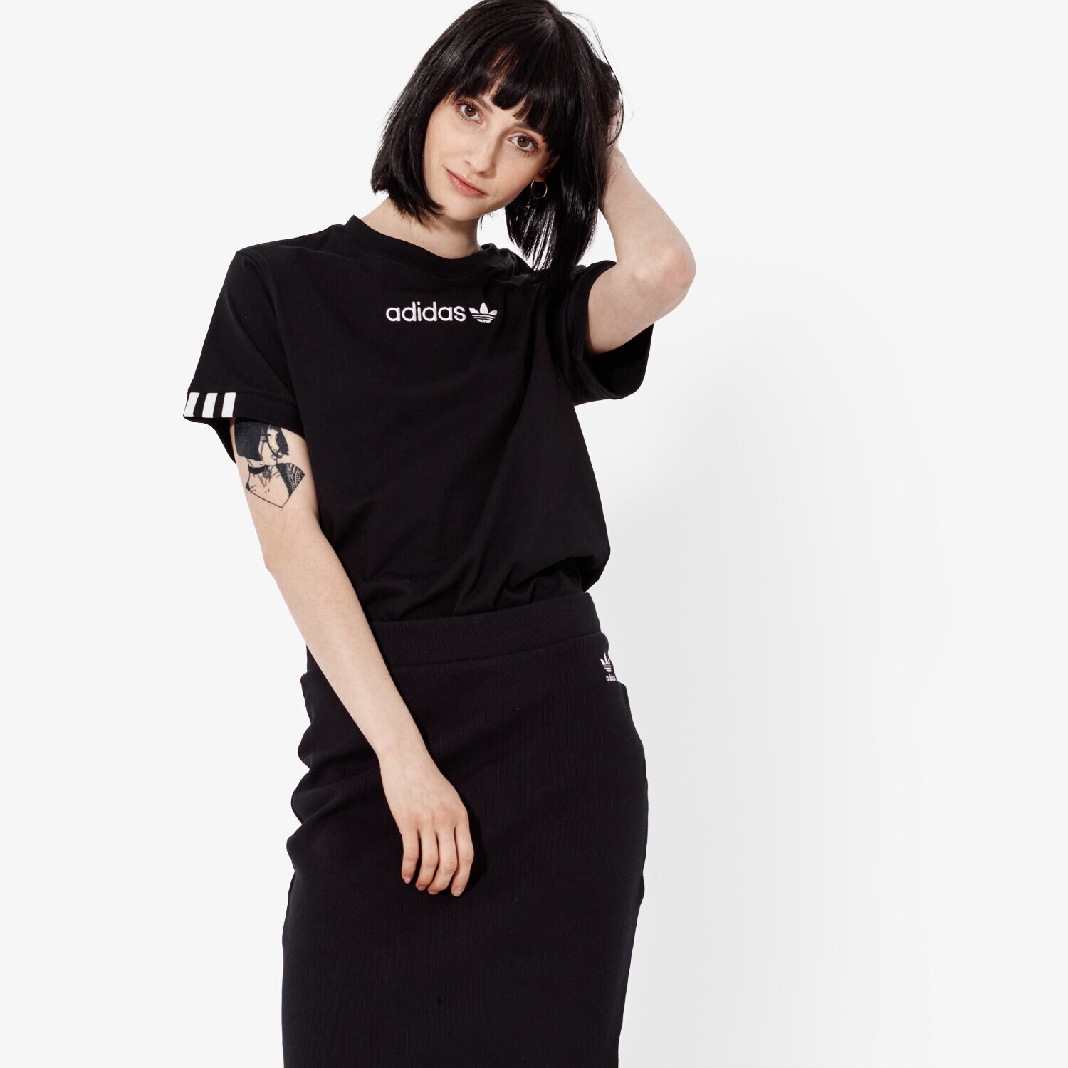 Damen T-Shirt ADIDAS T-SHIRT SS COEEZE T SHIRT COEEZE DU7190 Schwarz
