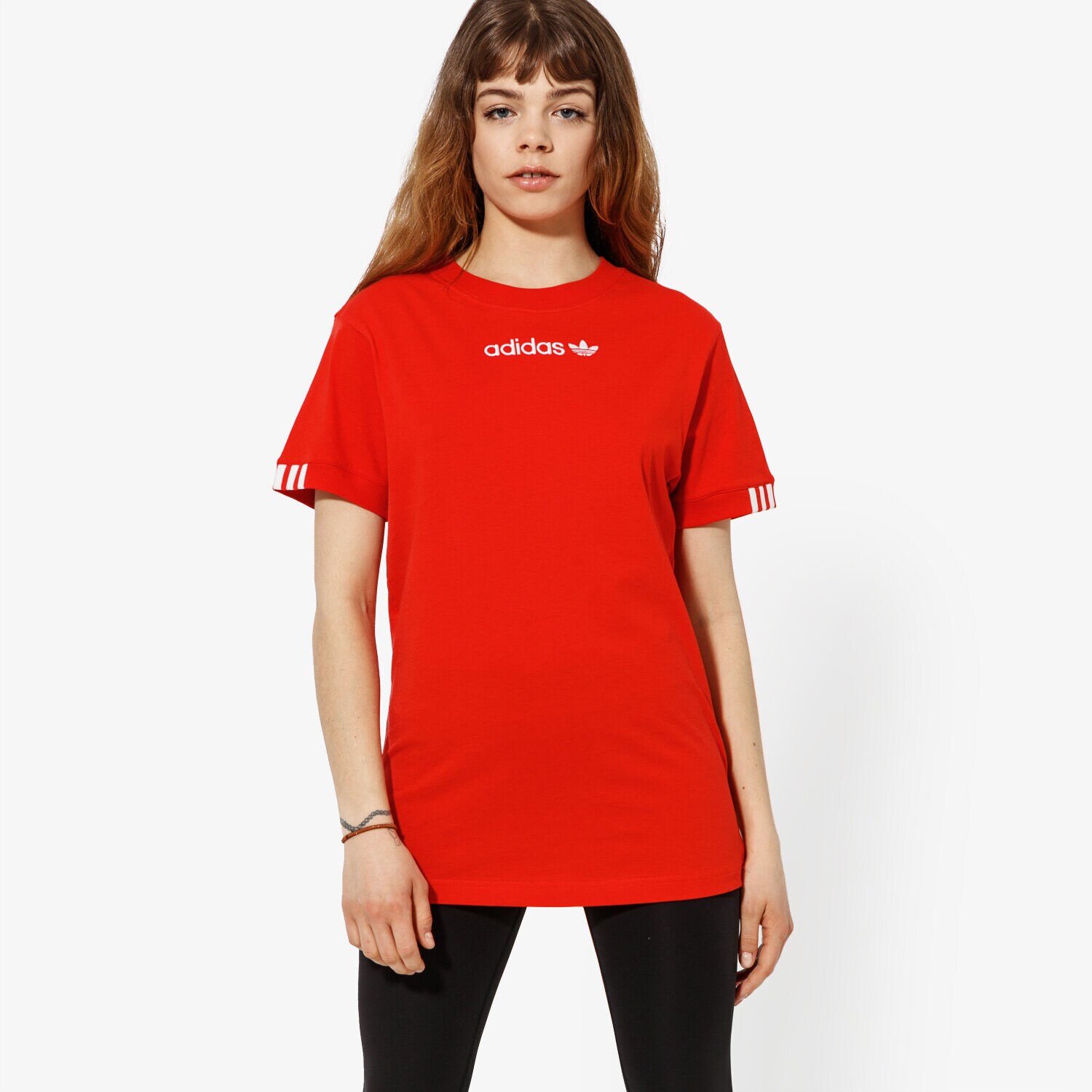 Damen T-Shirt ADIDAS T-SHIRT SS COEEZE T SHIRT COEEZE DU7189 Rot