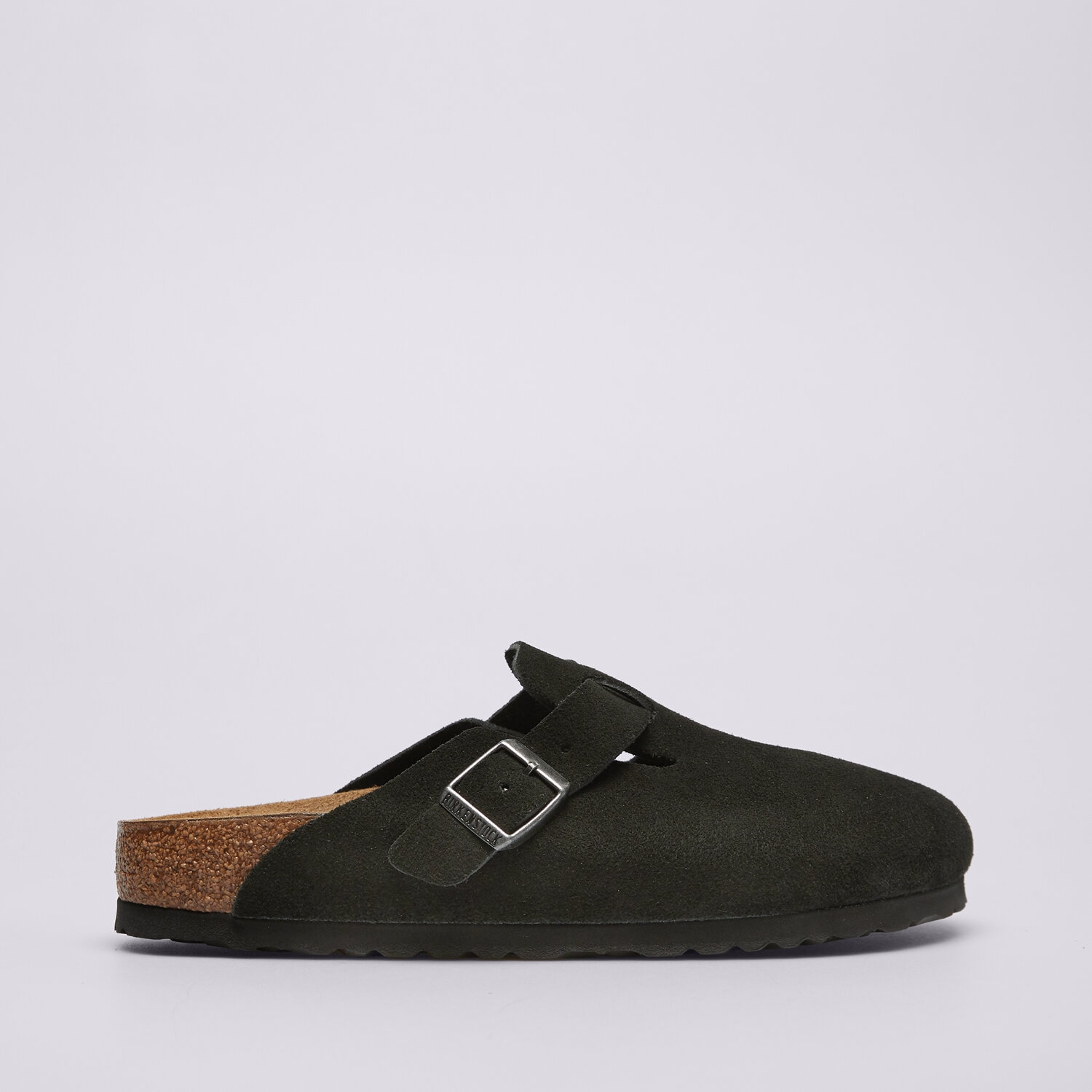 Birkenstock boston suede black outlet