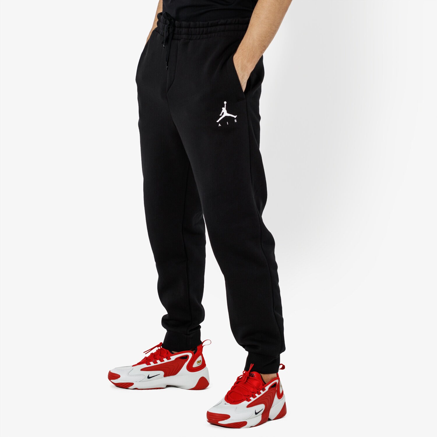 Herren Hosen JORDAN HOSE M J JUMPMAN FLEECE PANT JORDAN OFF CRT BBALL 940172-010 Schwarz