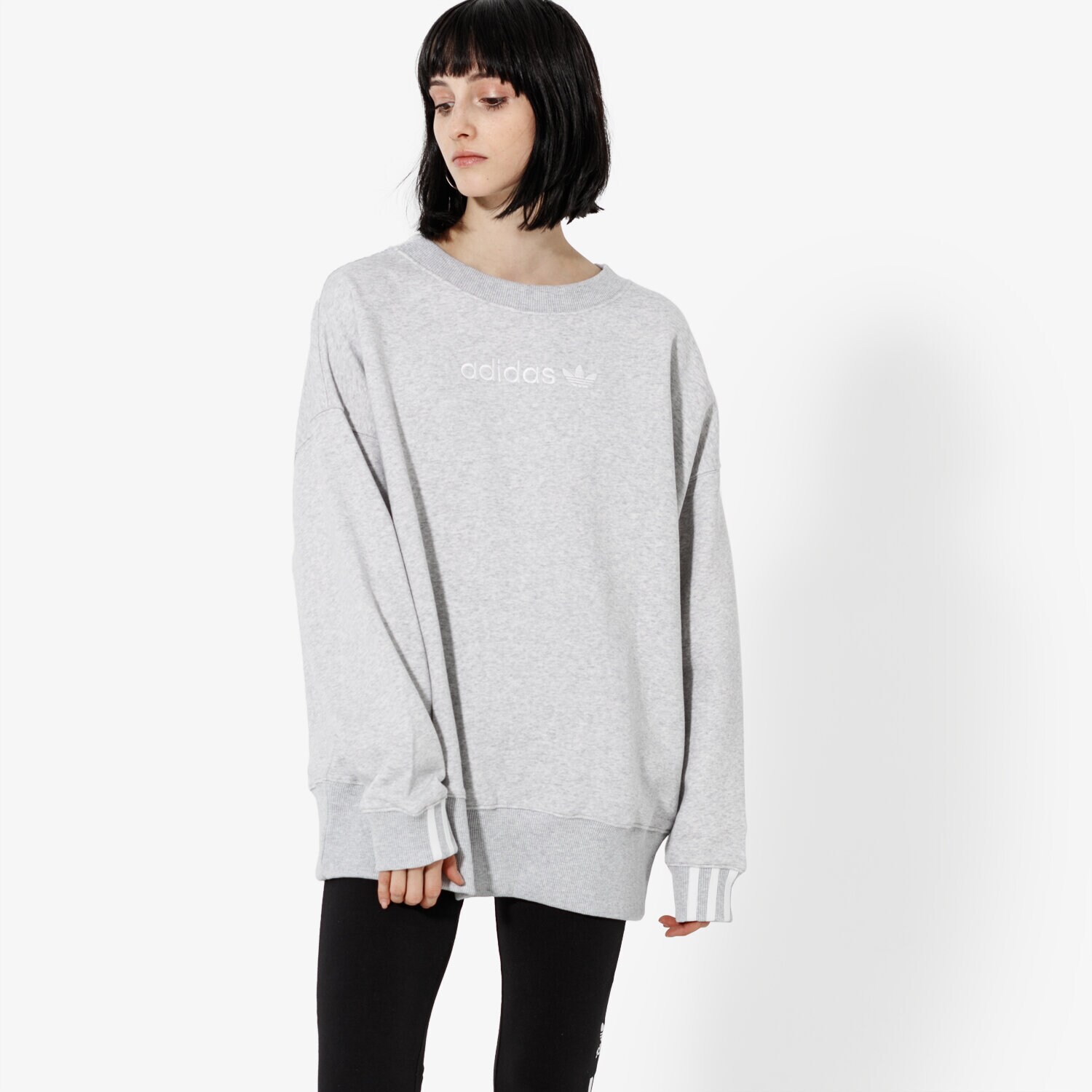 Damen ADIDAS SWEATSHIRT COEEZE SWEAT COEEZE DU7194 Grau