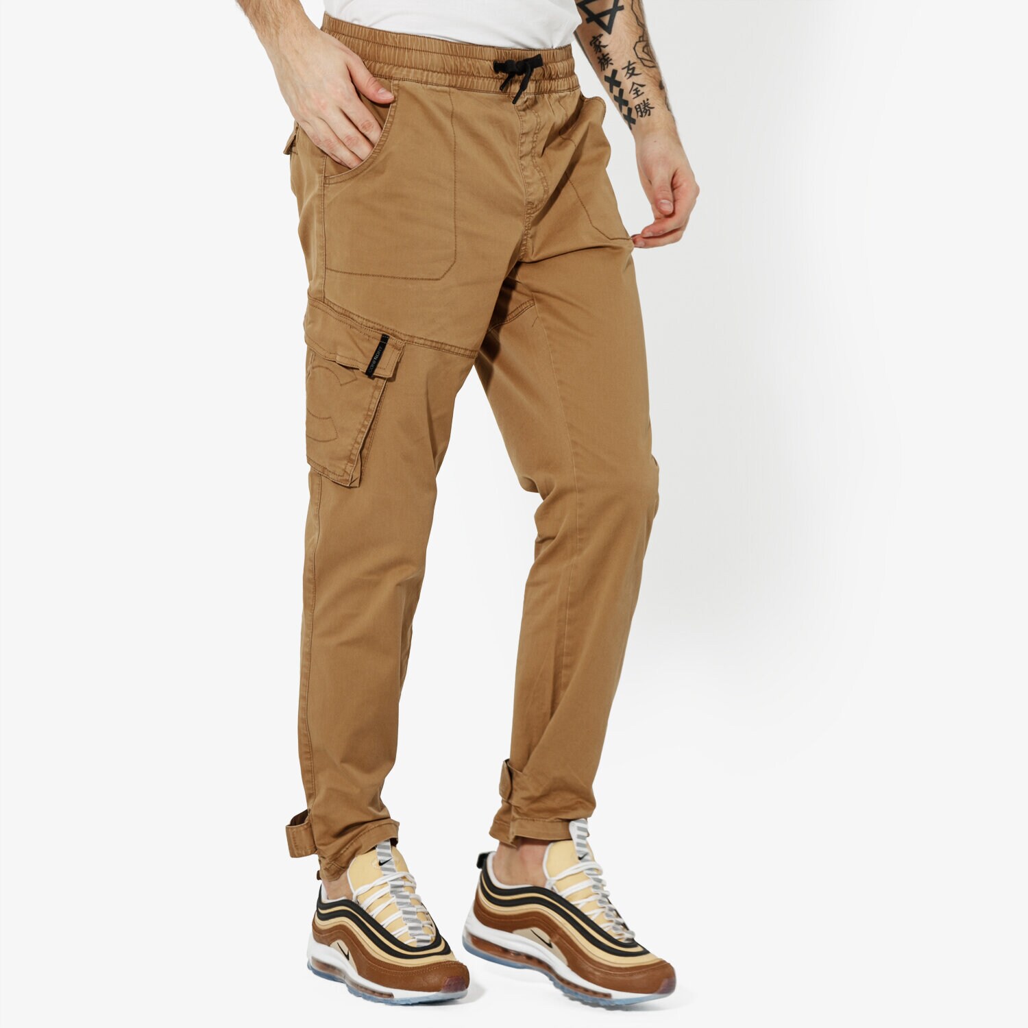 Herren Hosen CONFRONT HOSE CARGO CF19SPM32002 Beige