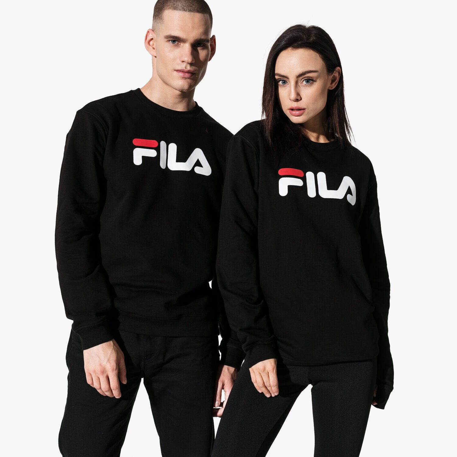 Damen FILA SWEATSHIRT PURE CREW SWEAT U 681091002 Schwarz