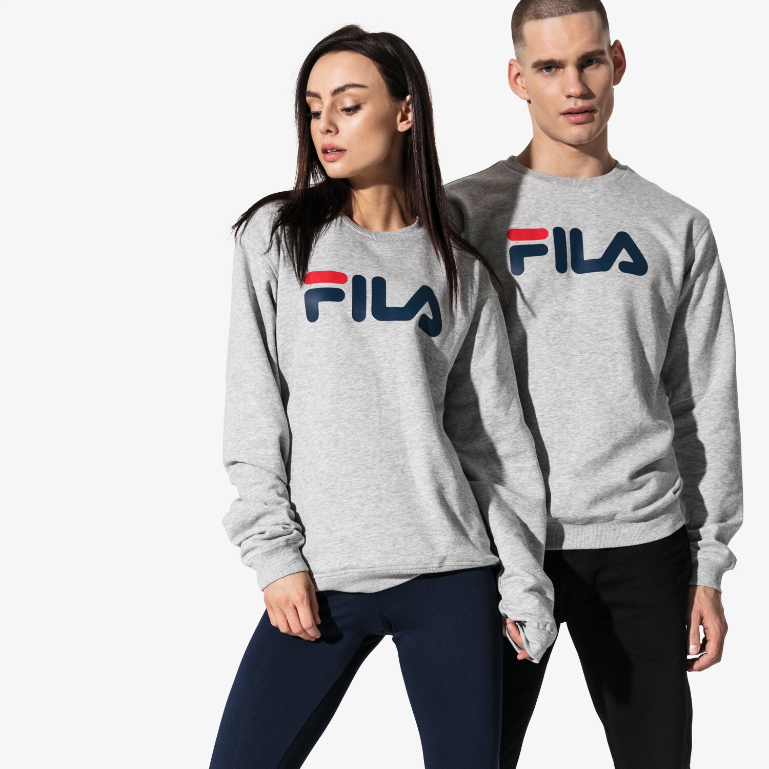 Damen FILA SWEATSHIRT PURE CREW SWEAT U 681091B13 Grau