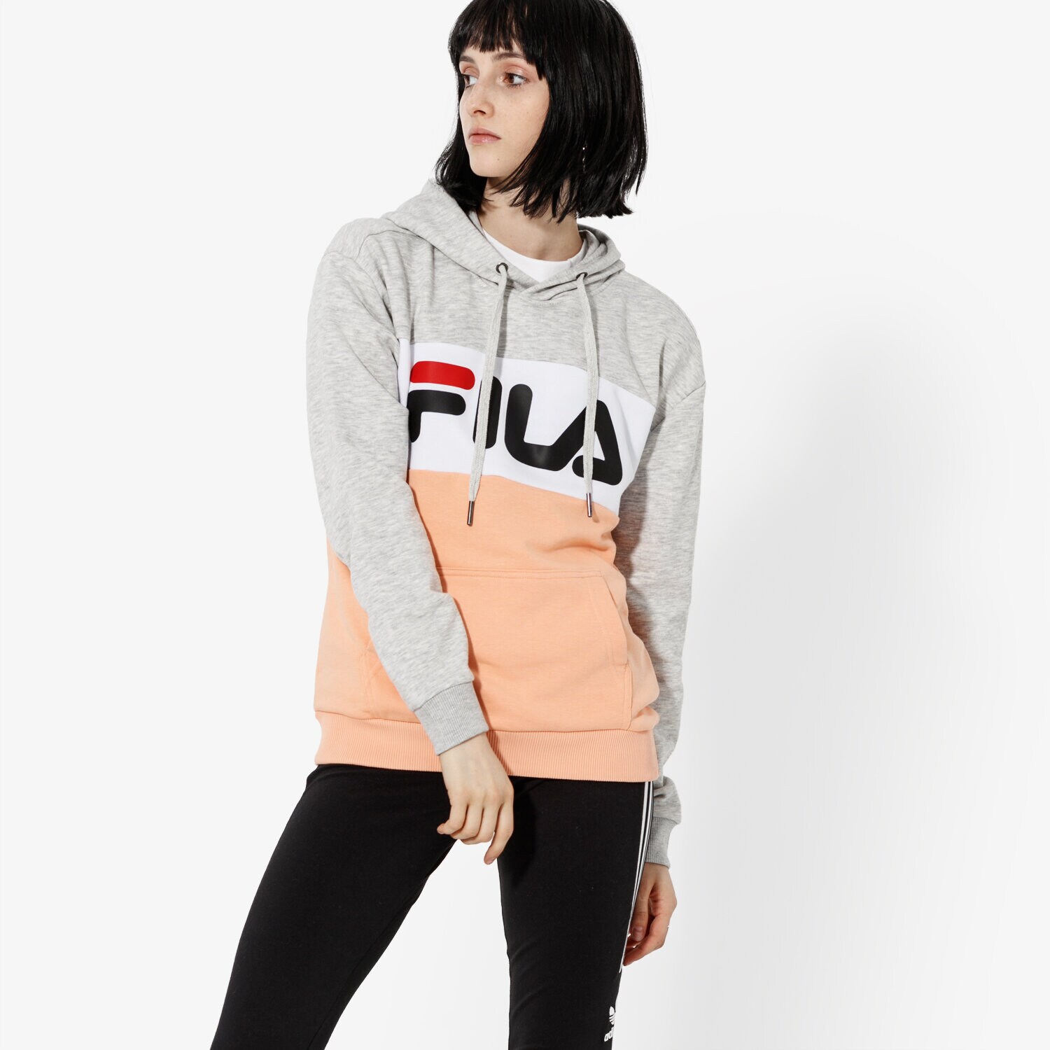 Damen FILA SWEATSHIRT LORI HOODIE SWEAT 687042A064 Rosa