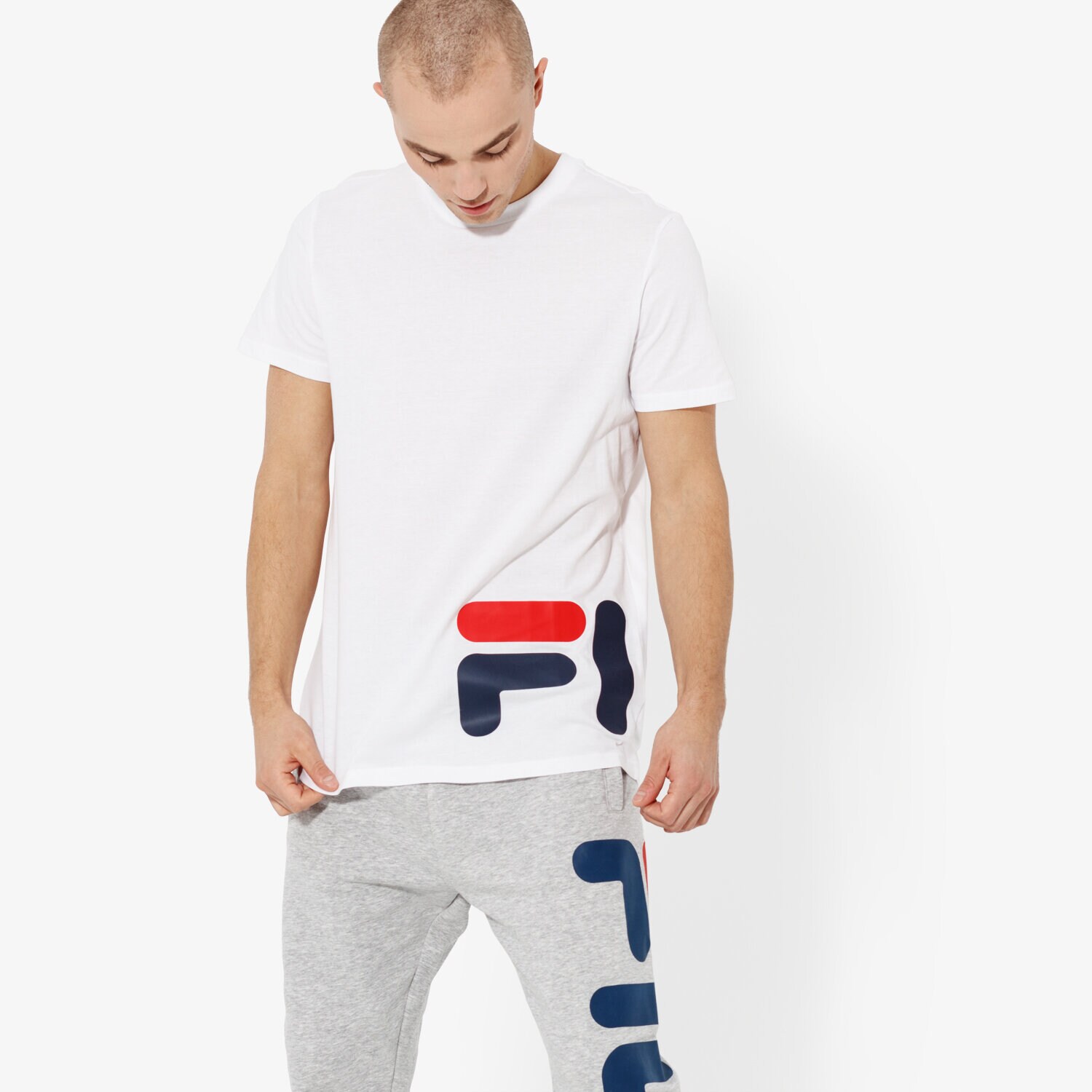 Herren T-Shirt FILA T-SHIRT SS EAMON TEE SS 684489M67 Weiß