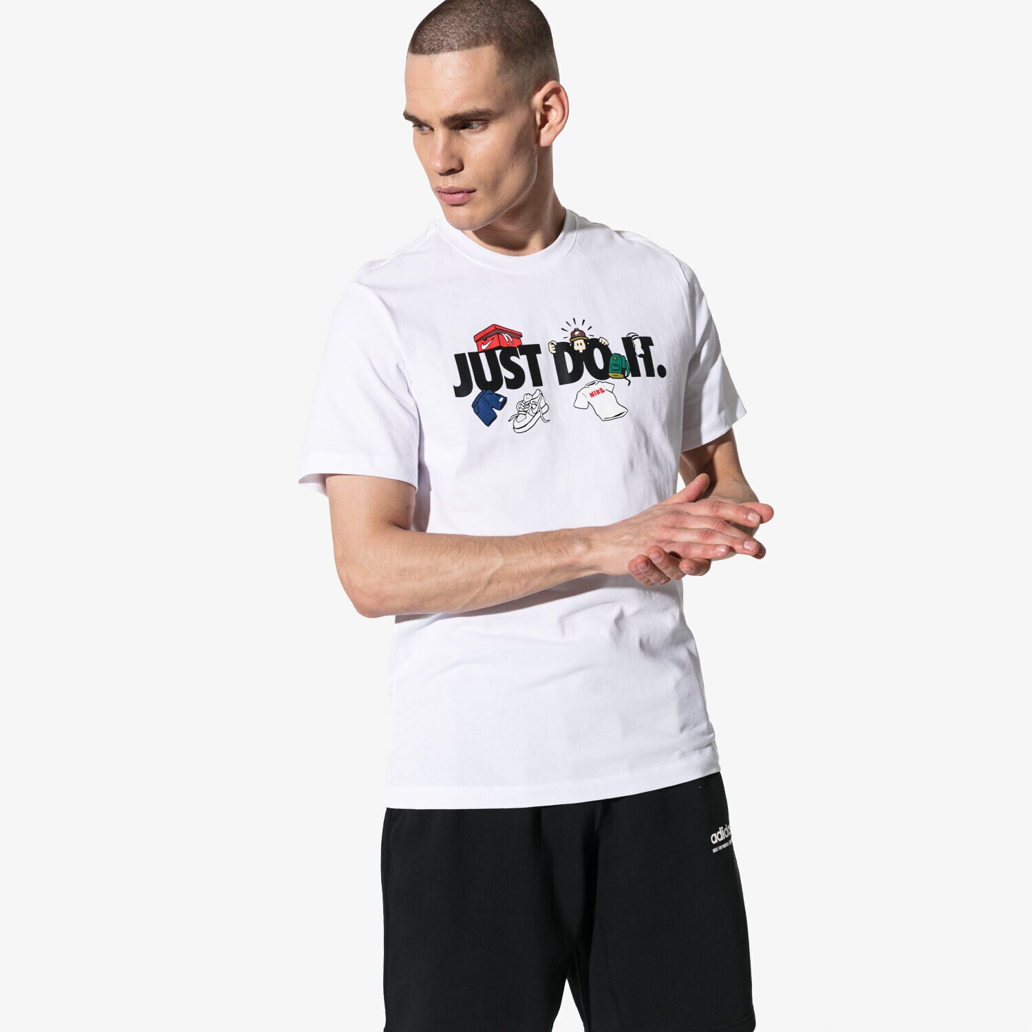 Herren T-Shirt NIKE T-SHIRT SS M NSW TEE HYPE NIKE 2 SPORTSWEAR AR5077-100 Weiß