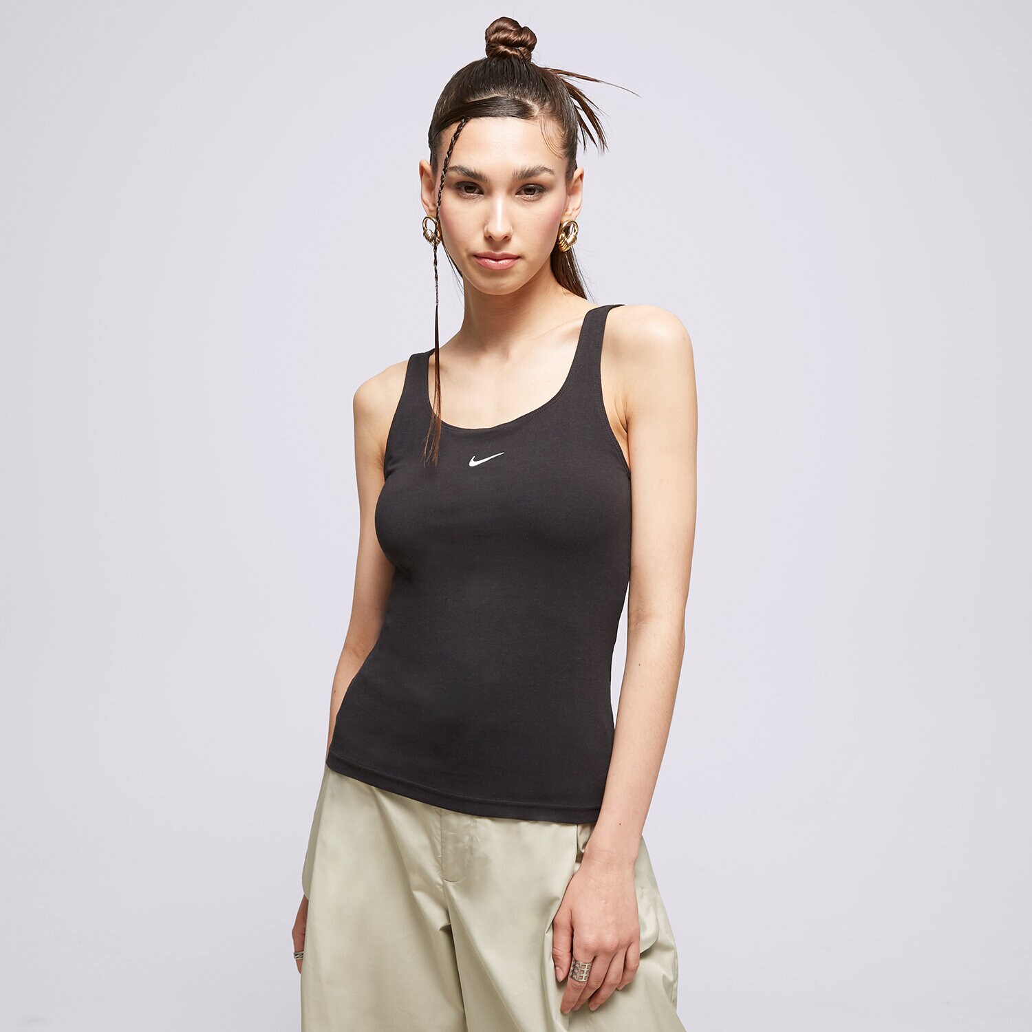 Damen T-Shirt NIKE T-SHIRT W NSW ESSNTL CAMI TANK DH1345-010 Schwarz