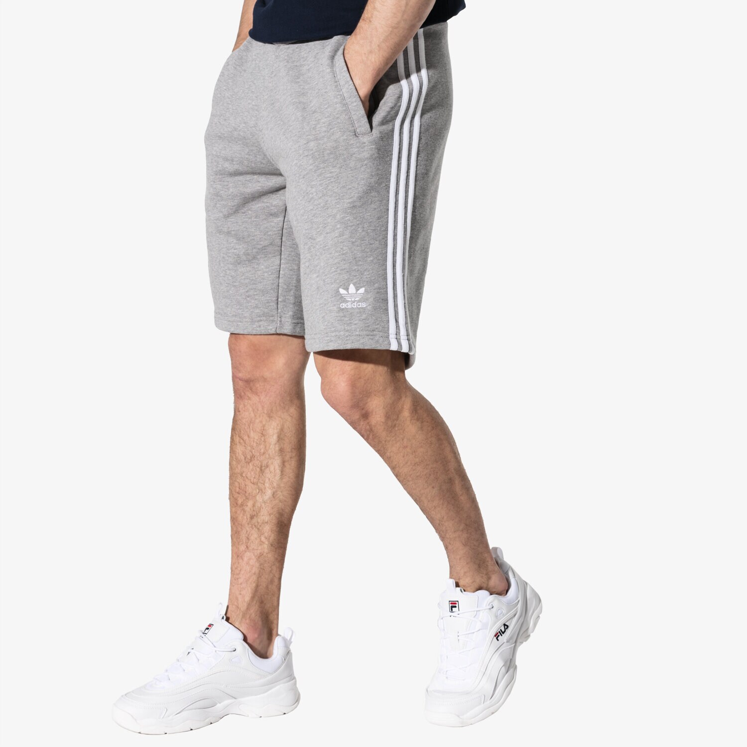Herren Shorts ADIDAS SHORTS 3-STRIPE SHORT ADICOLOR DH5803 Grau
