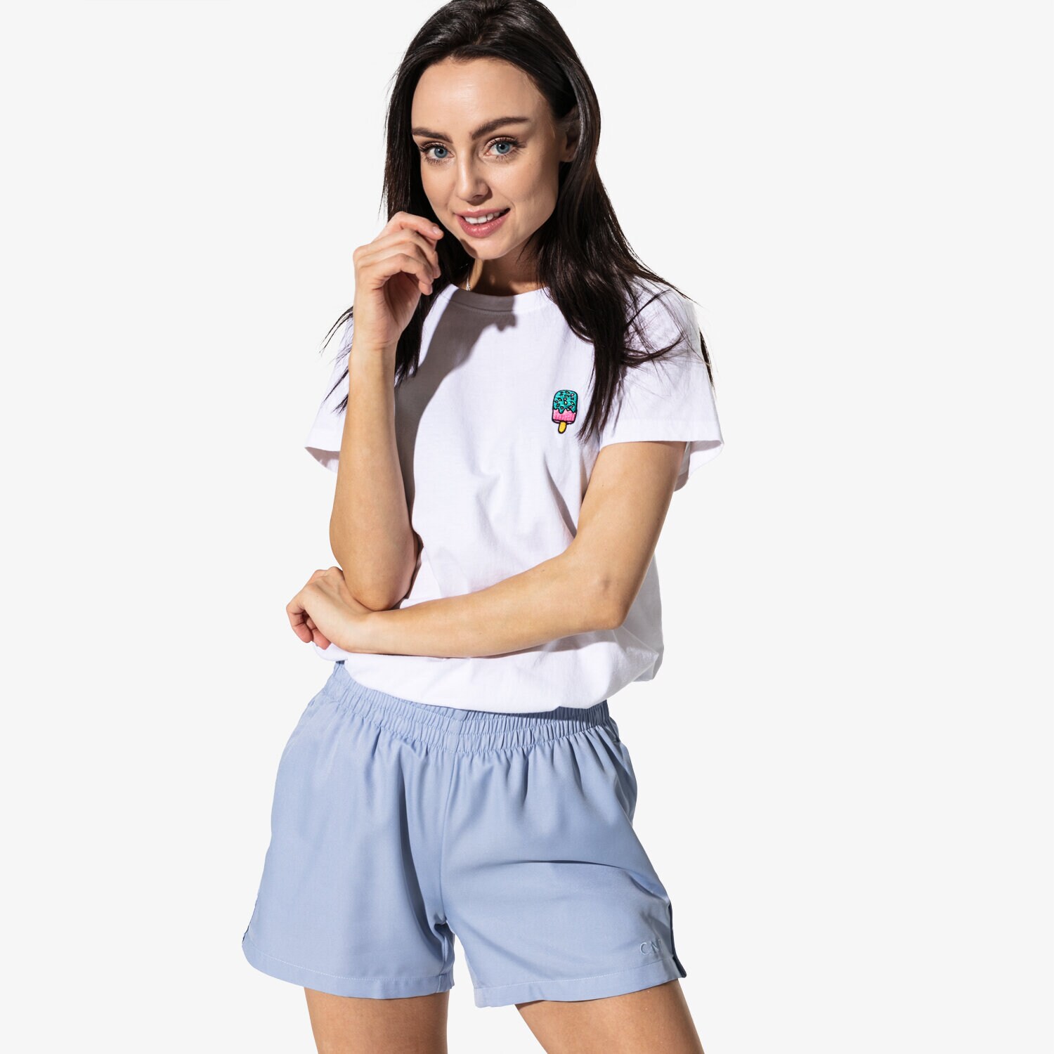Damen T-Shirt CONFRONT T-SHIRT SS ICE CREAM CF19TSD02001 Weiß
